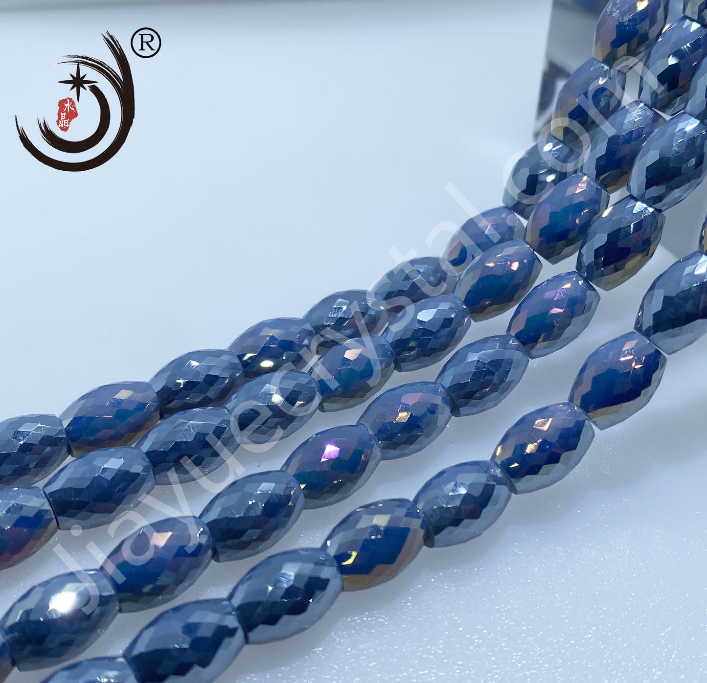 8MM Drum Beads Crystal Glass Beads Wholesale For DIY Jewelry (10108)