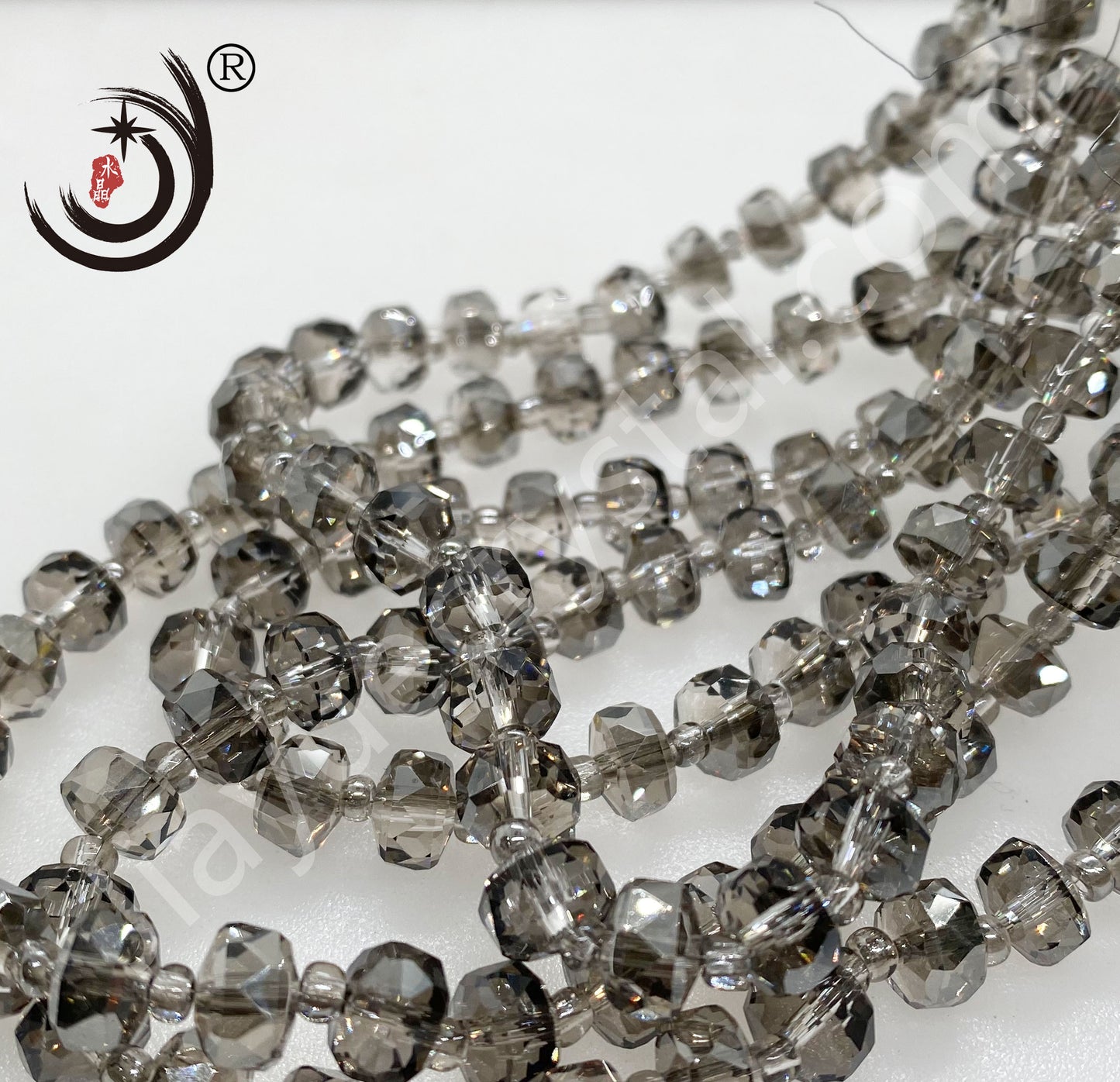 6MM/8MM Wheel Beads Crystal Glass Beads Whole Sale For DIY Jewelry (10117)