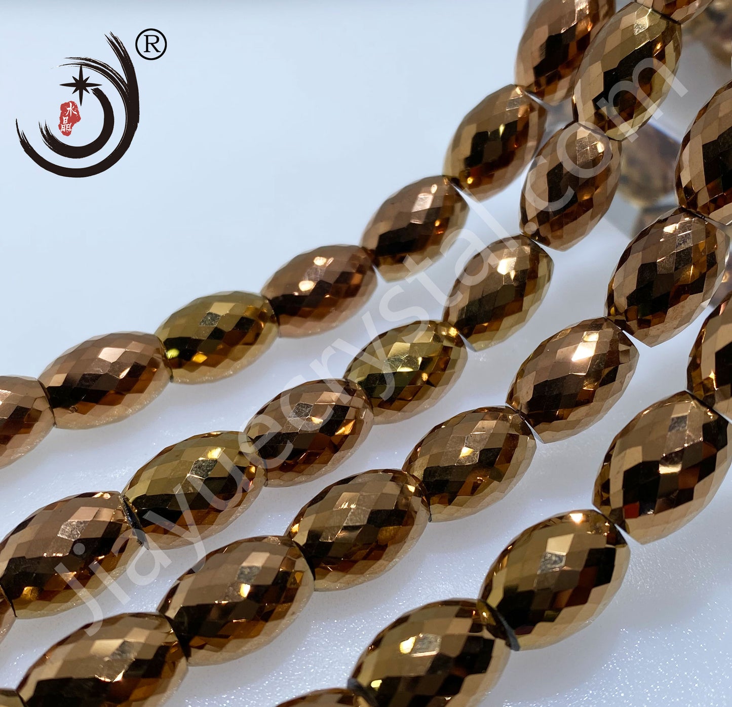 8MM Drum Beads Crystal Glass Beads Wholesale For DIY Jewelry (10108)