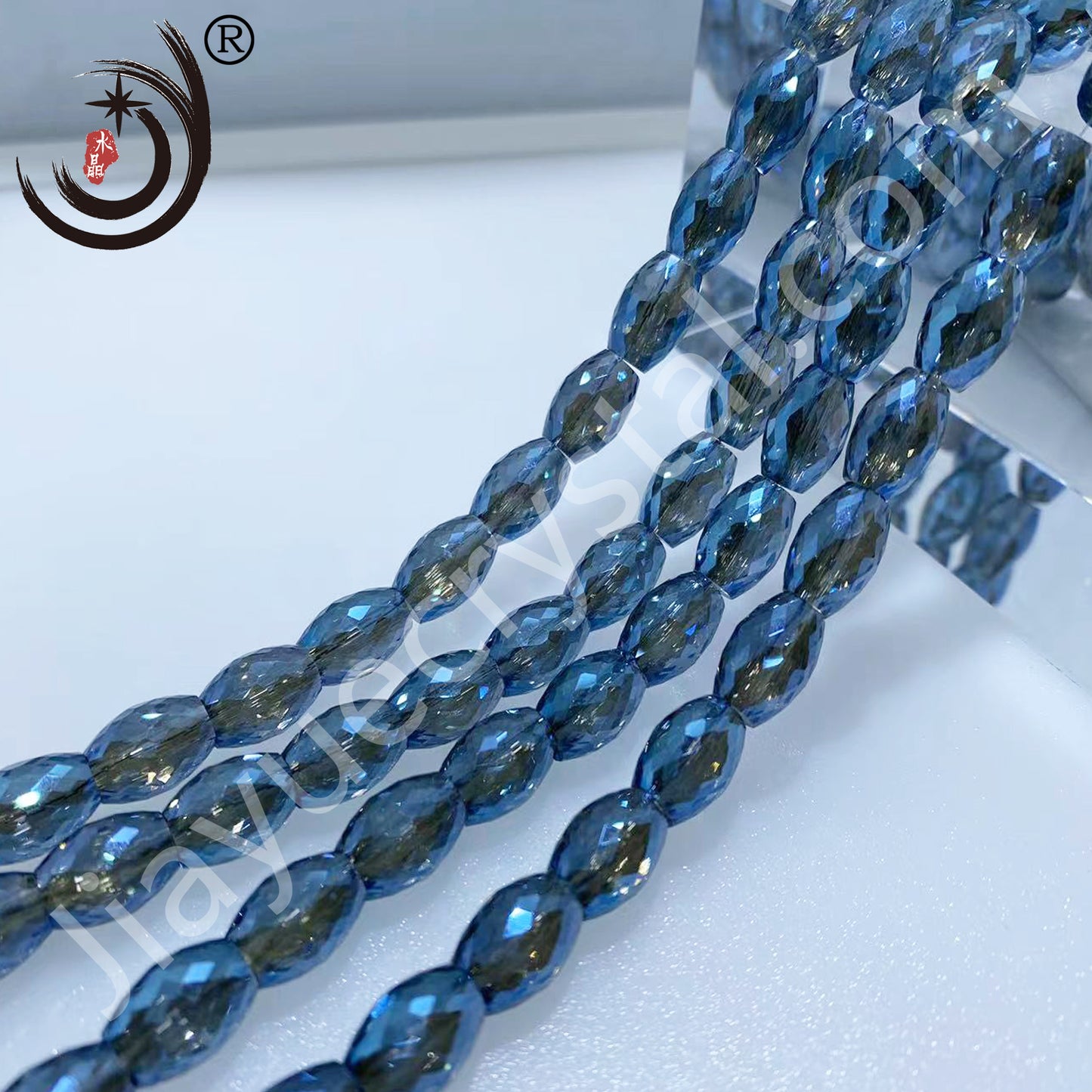 8MM Drum Beads Crystal Glass Beads Wholesale For DIY Jewelry (10108)