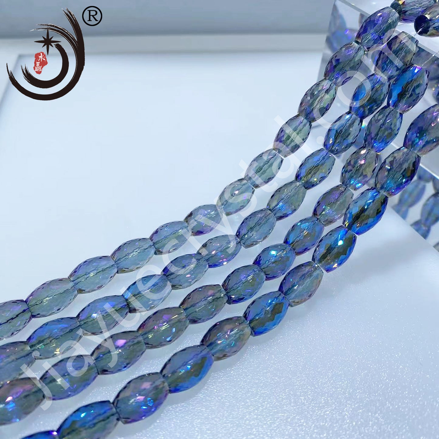 8MM Drum Beads Crystal Glass Beads Wholesale For DIY Jewelry (10108)