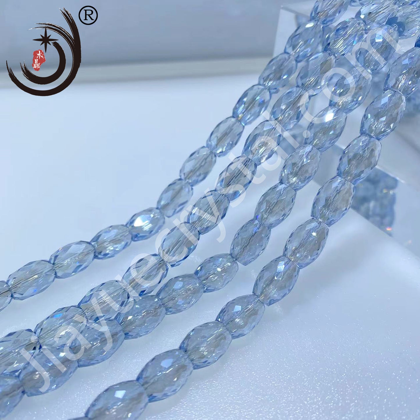 8MM Drum Beads Crystal Glass Beads Wholesale For DIY Jewelry (10108)