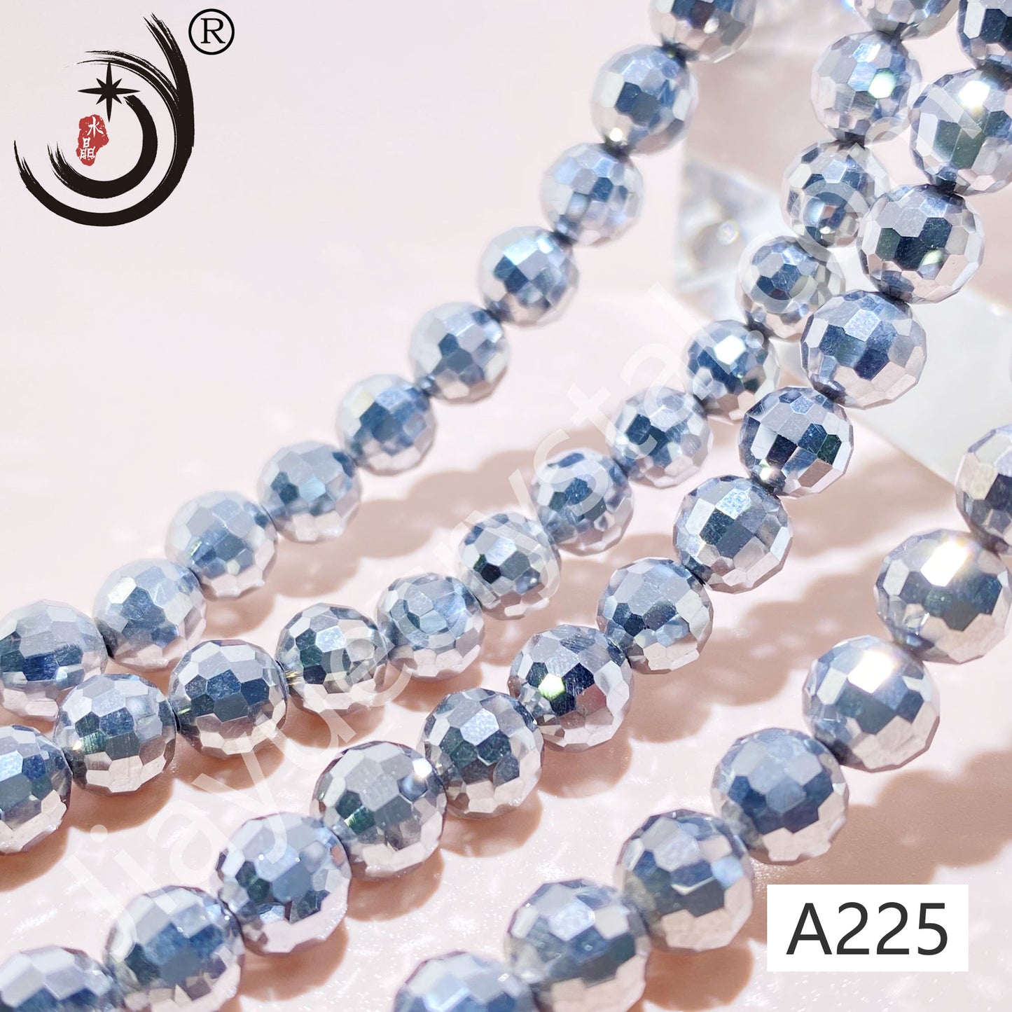 8MM 96 Faceted Round Crystal Glass Beads disco ball Wholesale For DIY Jewelry(10093)