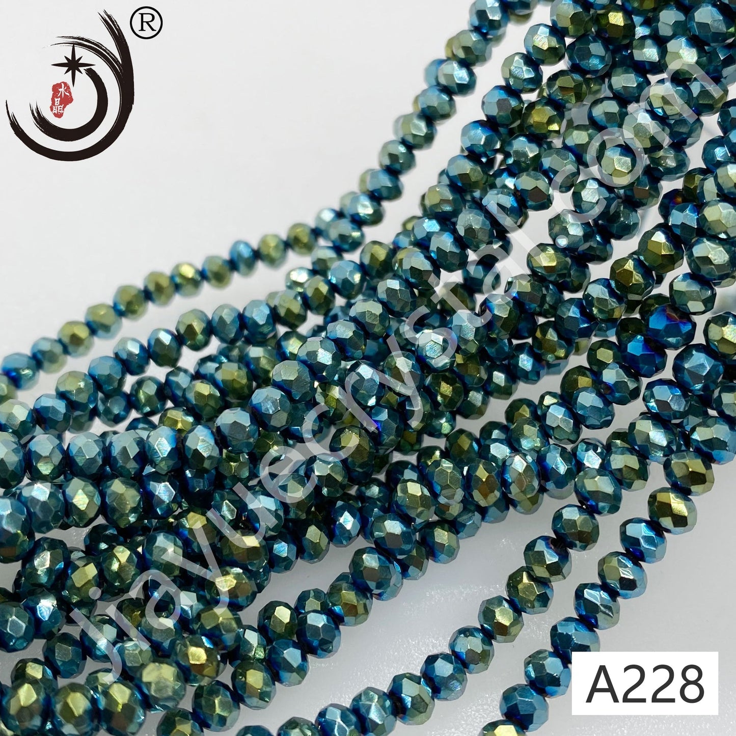 4MM Rondelle Beads Glass Crystal Beads Wholesale For DIY Jewelry (10004)