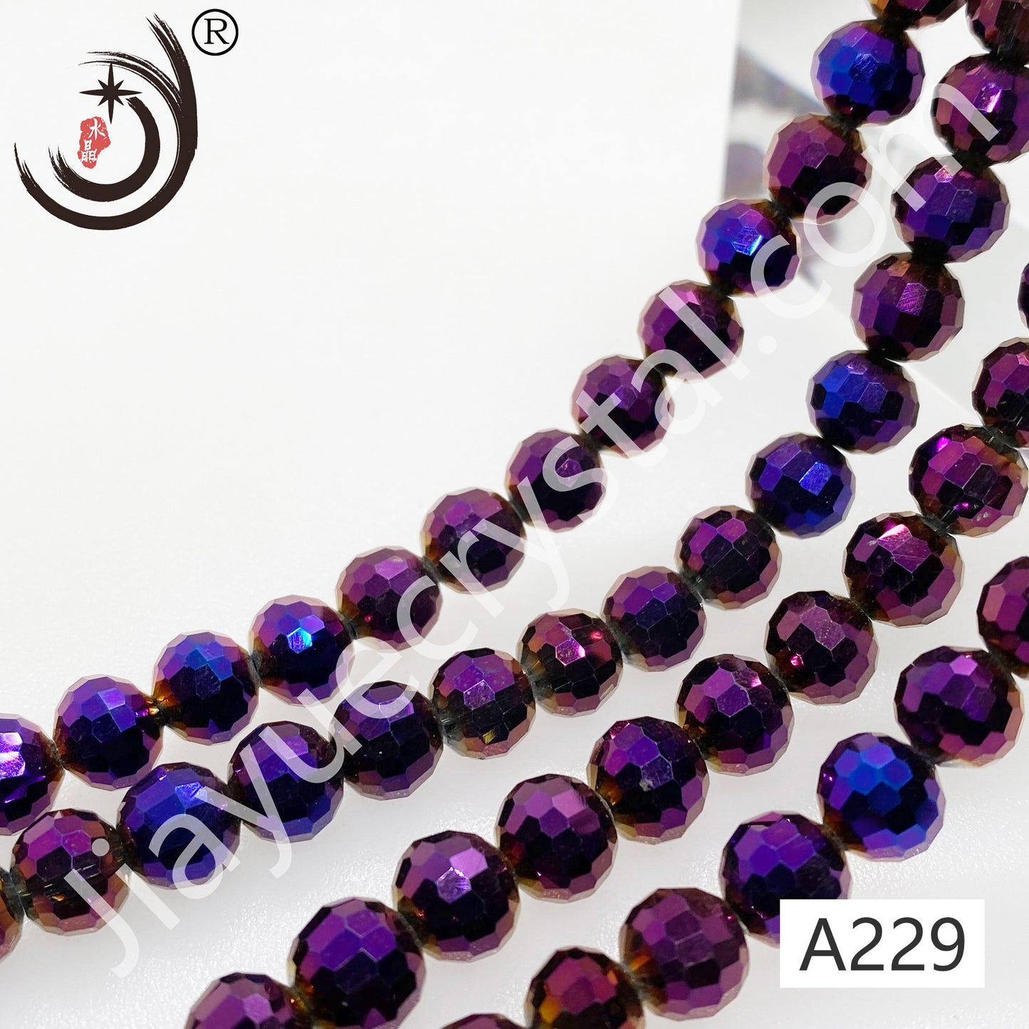 8MM 96 Faceted Round Crystal Glass Beads disco ball Wholesale For DIY Jewelry(10093)