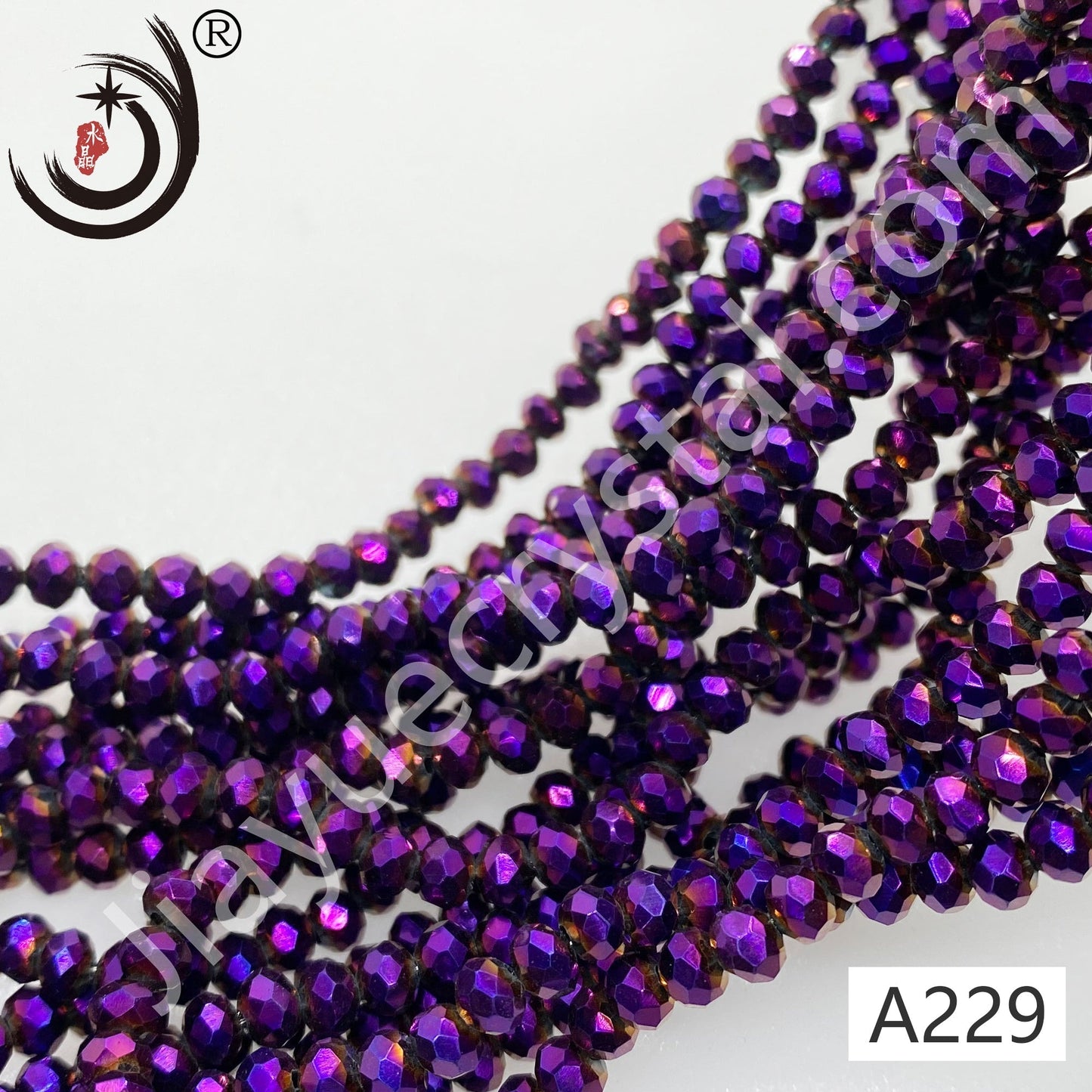 4MM Rondelle Beads Glass Crystal Beads Wholesale For DIY Jewelry (10004)