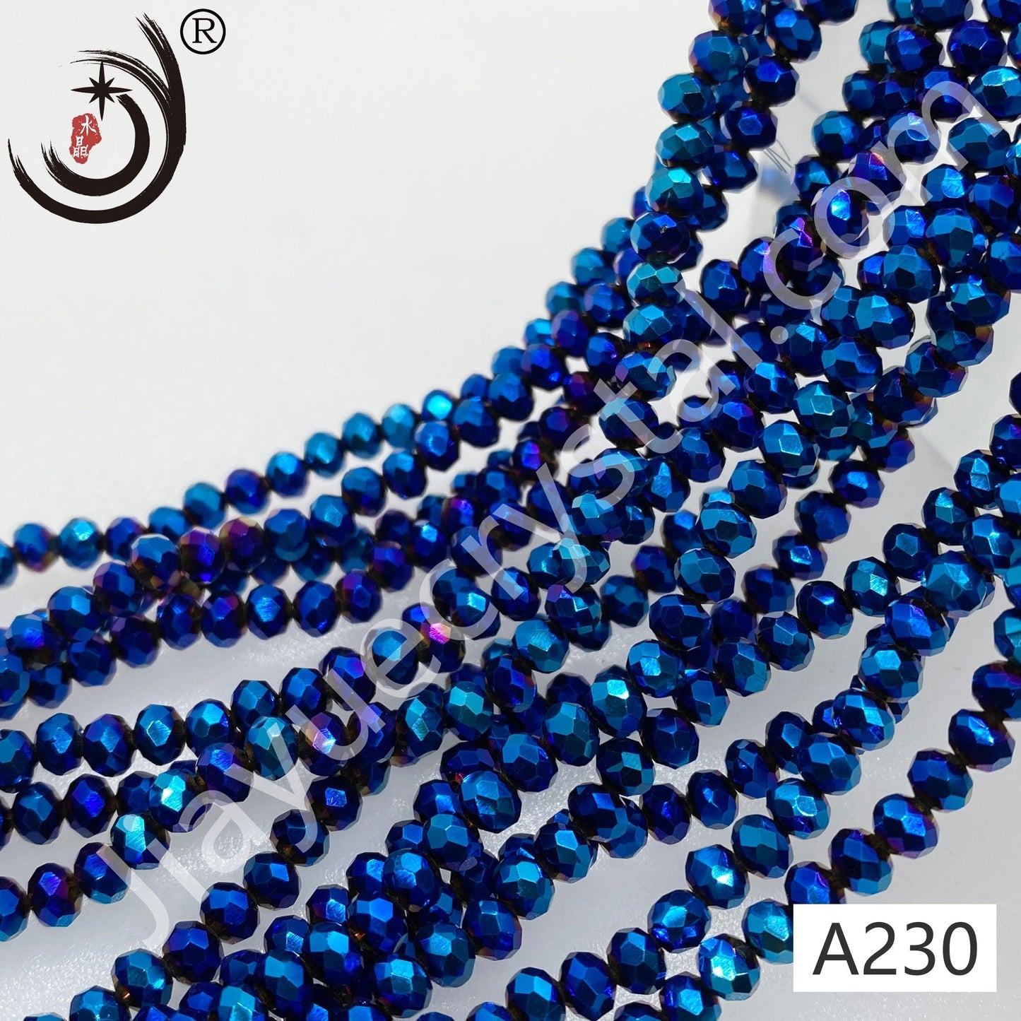 4MM Rondelle Beads Glass Crystal Beads Wholesale For DIY Jewelry (10004)