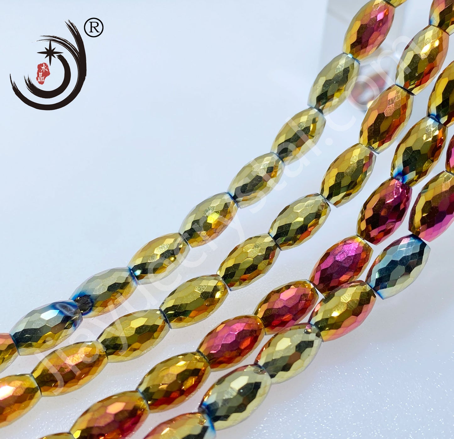 8MM Drum Beads Crystal Glass Beads Wholesale For DIY Jewelry (10108)