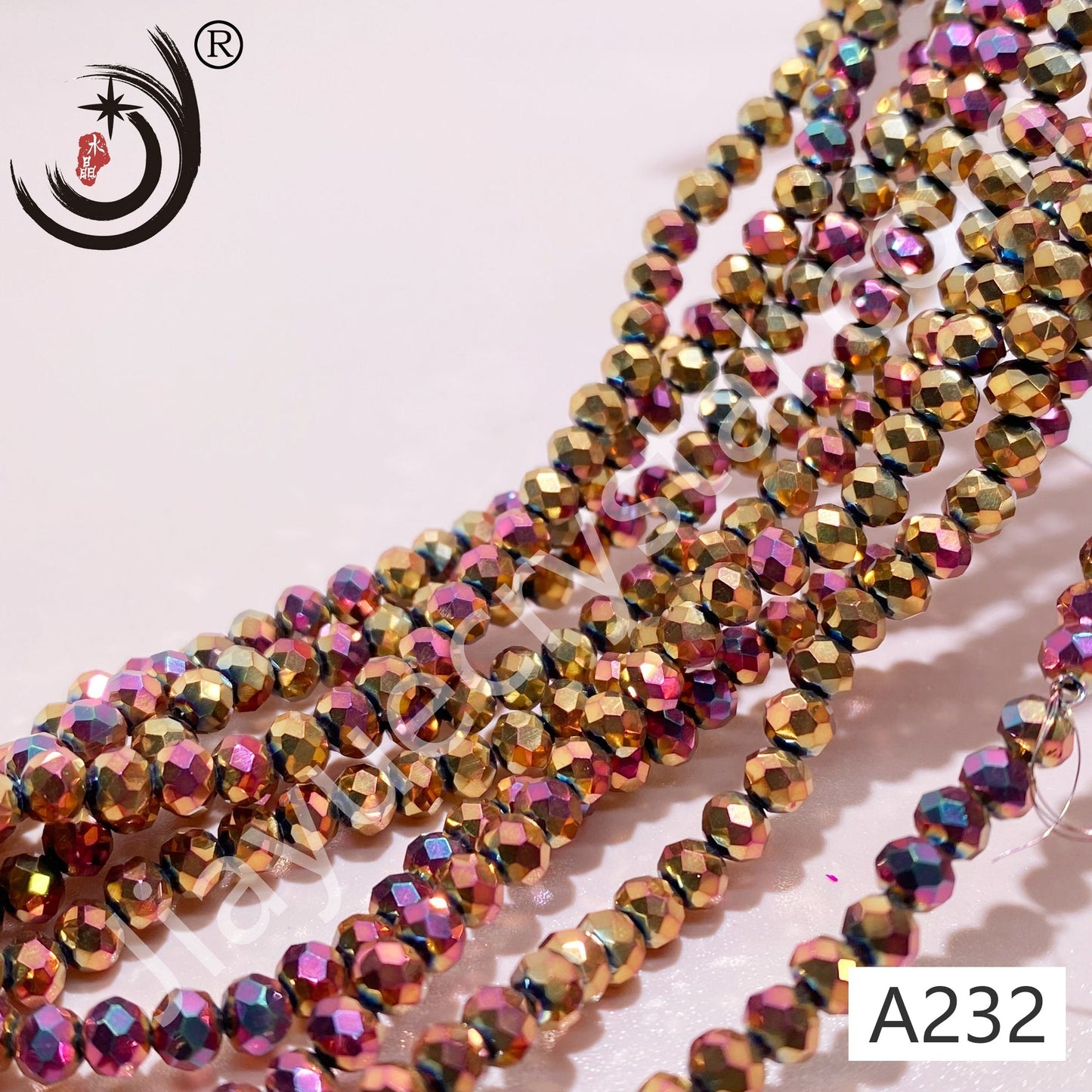 4MM Rondelle Beads Glass Crystal Beads Wholesale For DIY Jewelry (10004)