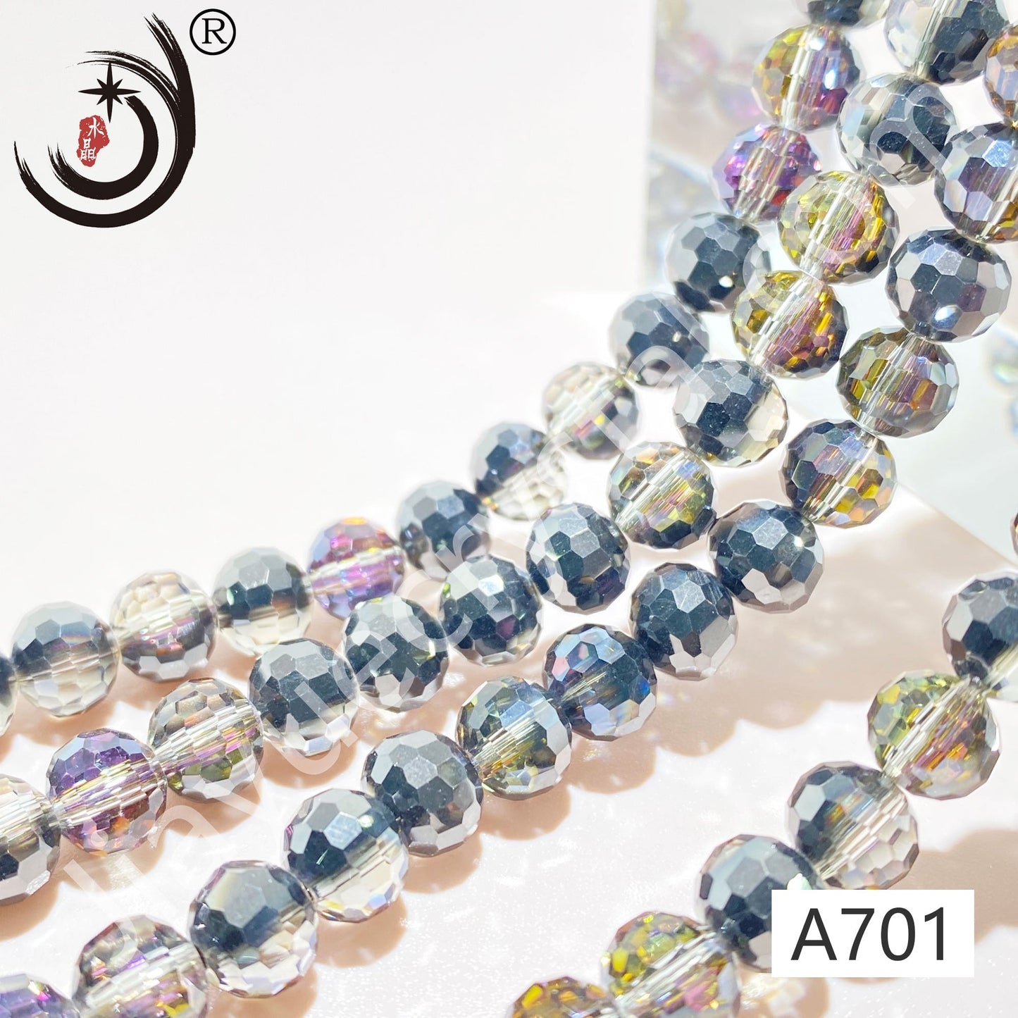 10MM 96 Faceted Round Crystal Glass Beads disco ball Wholesale For DIY Jewelry(10094)