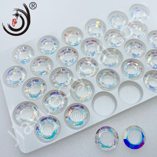 10MM Angel Ring  Glass Crystal  Ring Wholesale For DIY Jewelry (42000)