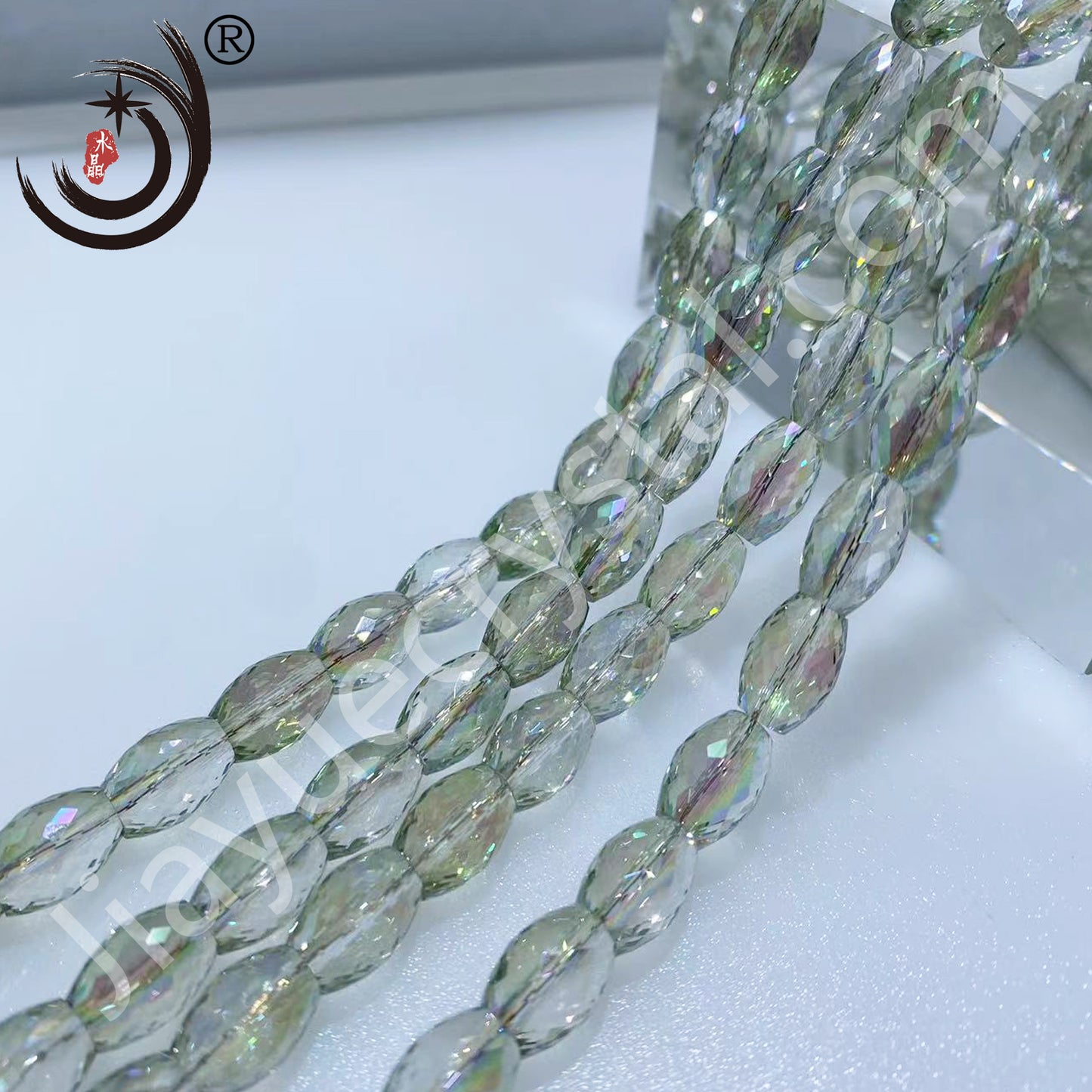 8MM Drum Beads Crystal Glass Beads Wholesale For DIY Jewelry (10108)