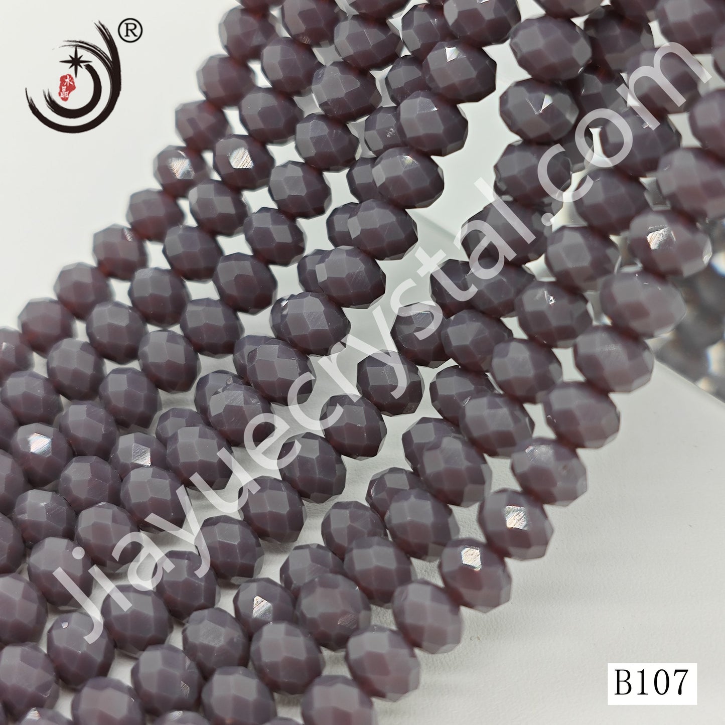 6MM Rondelle DIY Jewelry Glass Beads Wholesale(B105-B182)