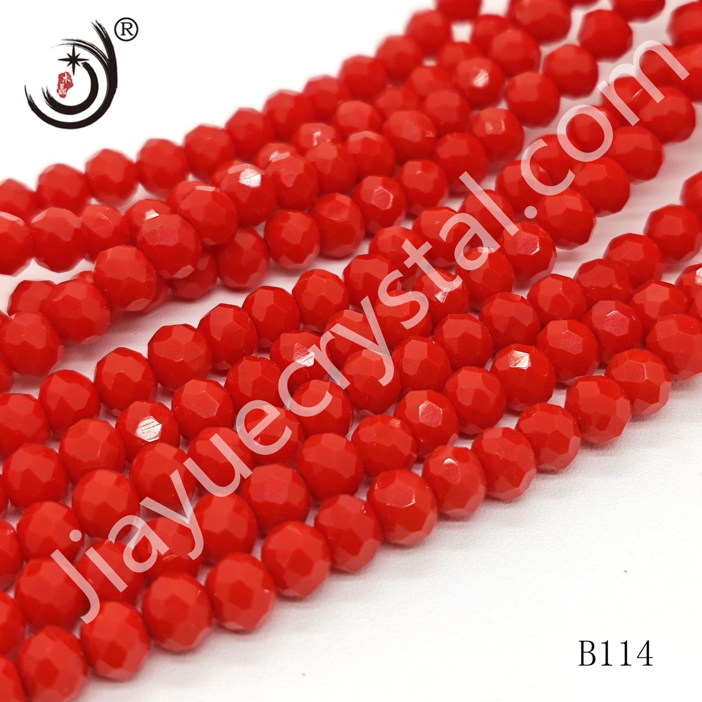 6MM Rondelle DIY Jewelry Glass Beads Wholesale(B105-B182)