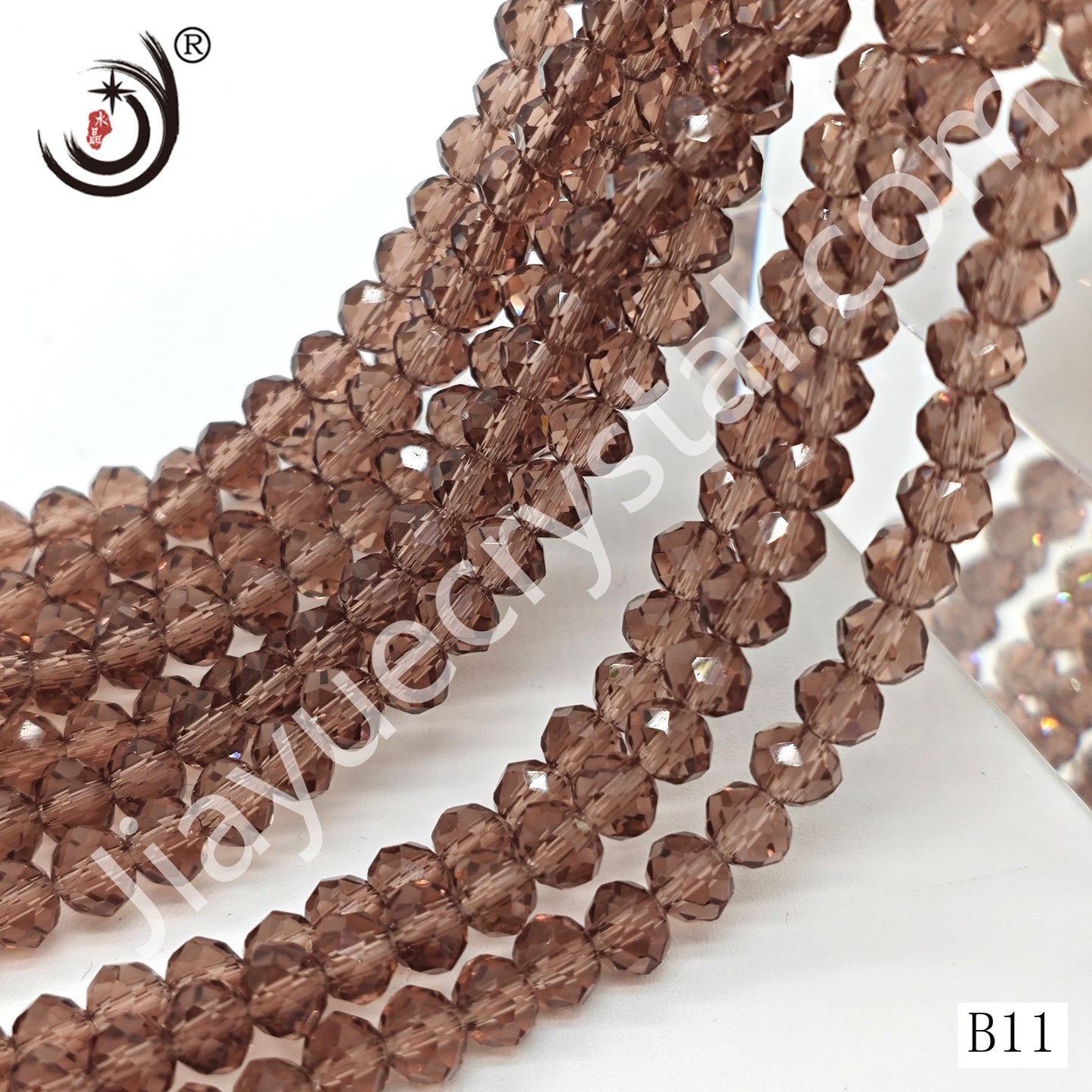 6MM Rondelle Crystal Beads Wholesale For DIY Jewelry(85pcs/line)