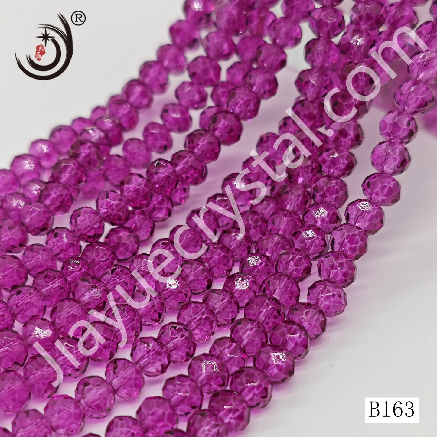 6MM Rondelle DIY Jewelry Glass Beads Wholesale(B105-B182)