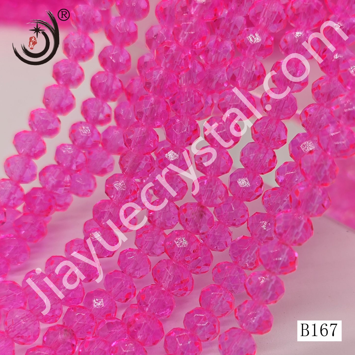 6MM Rondelle DIY Jewelry Glass Beads Wholesale(B105-B182)