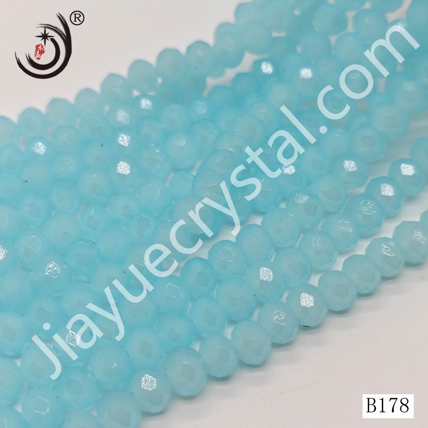 6MM Rondelle DIY Jewelry Glass Beads Wholesale(B105-B182)