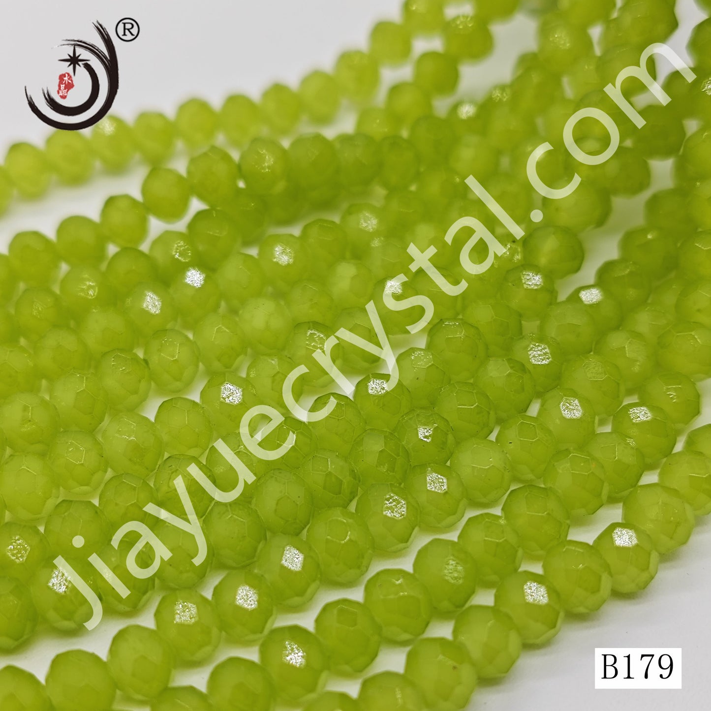 6MM Rondelle DIY Jewelry Glass Beads Wholesale(B105-B182)