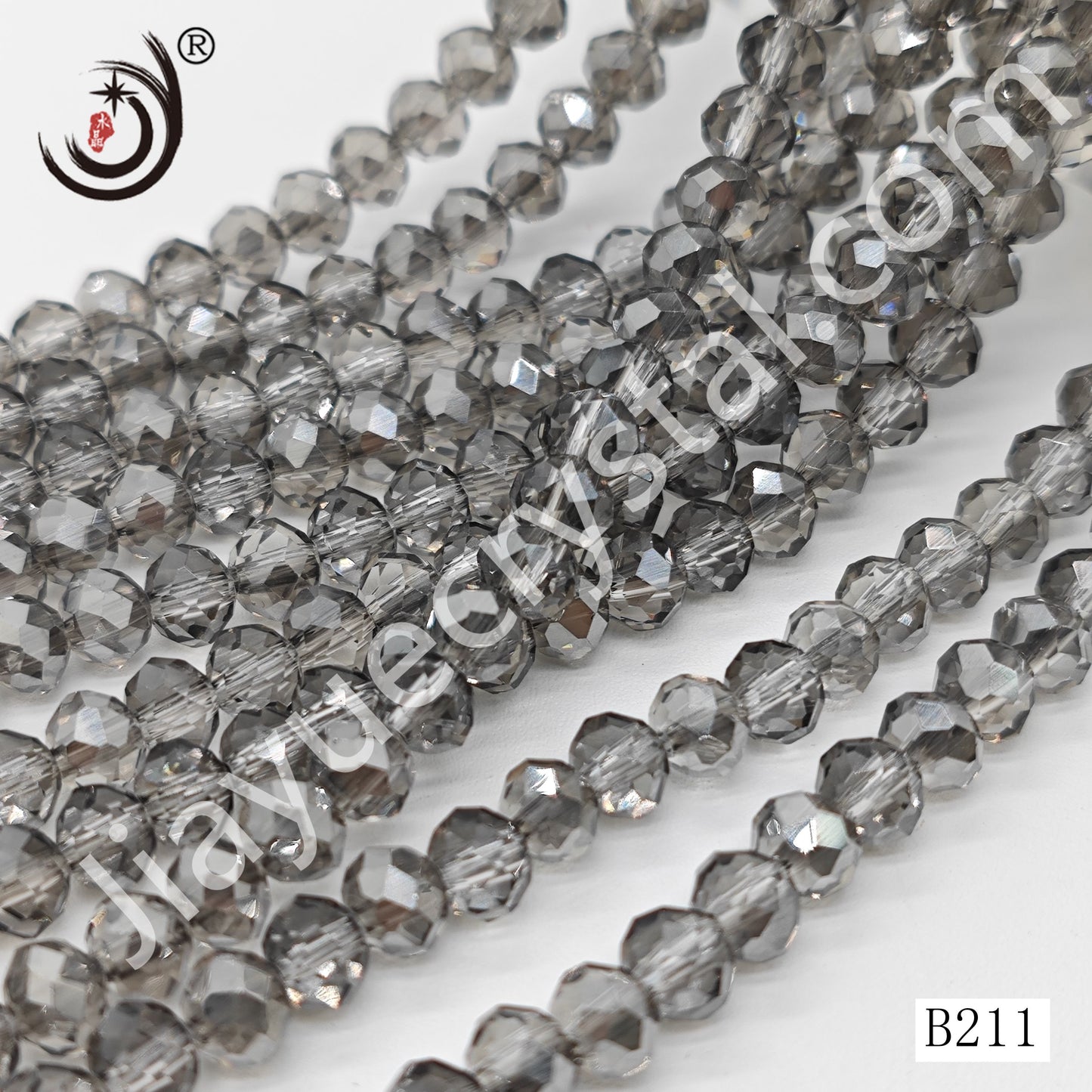 6MM Rondelle Beads For Making DIY Jewelry(B209-B260)