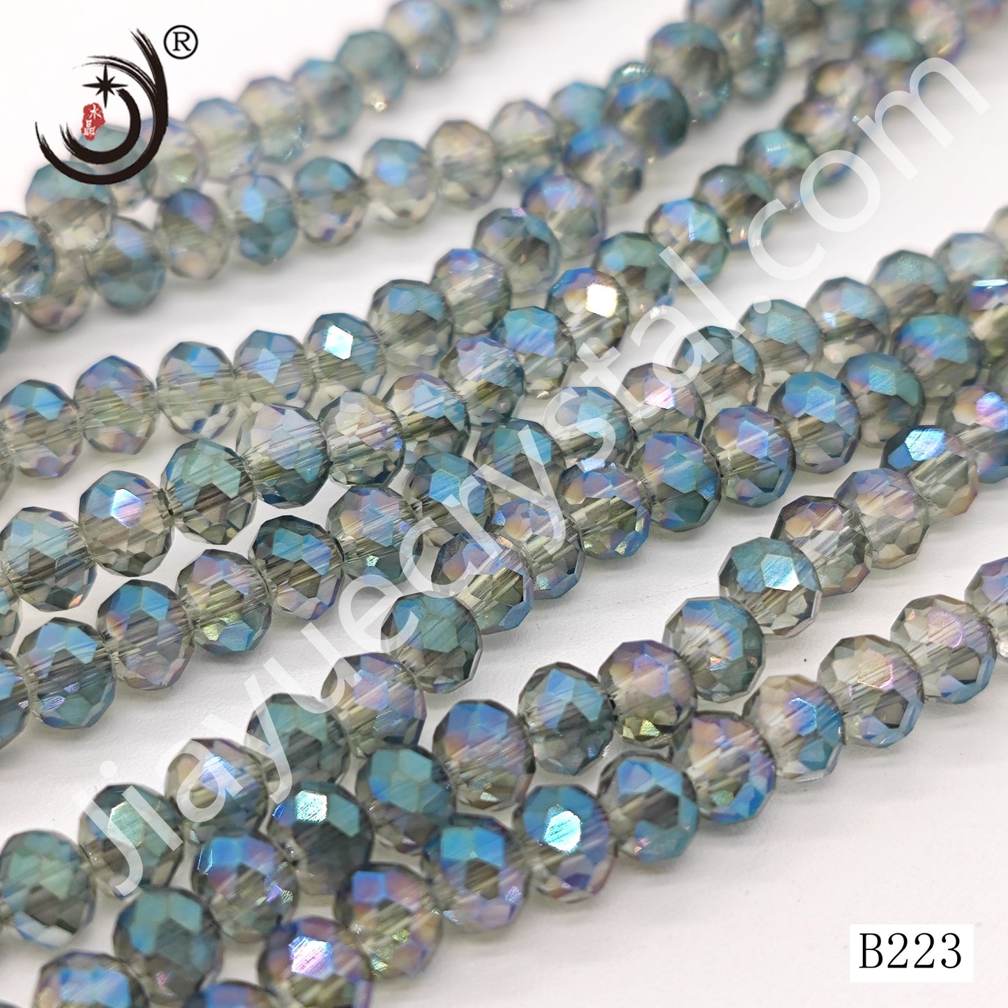 6MM Rondelle Beads For Making DIY Jewelry(B209-B260)