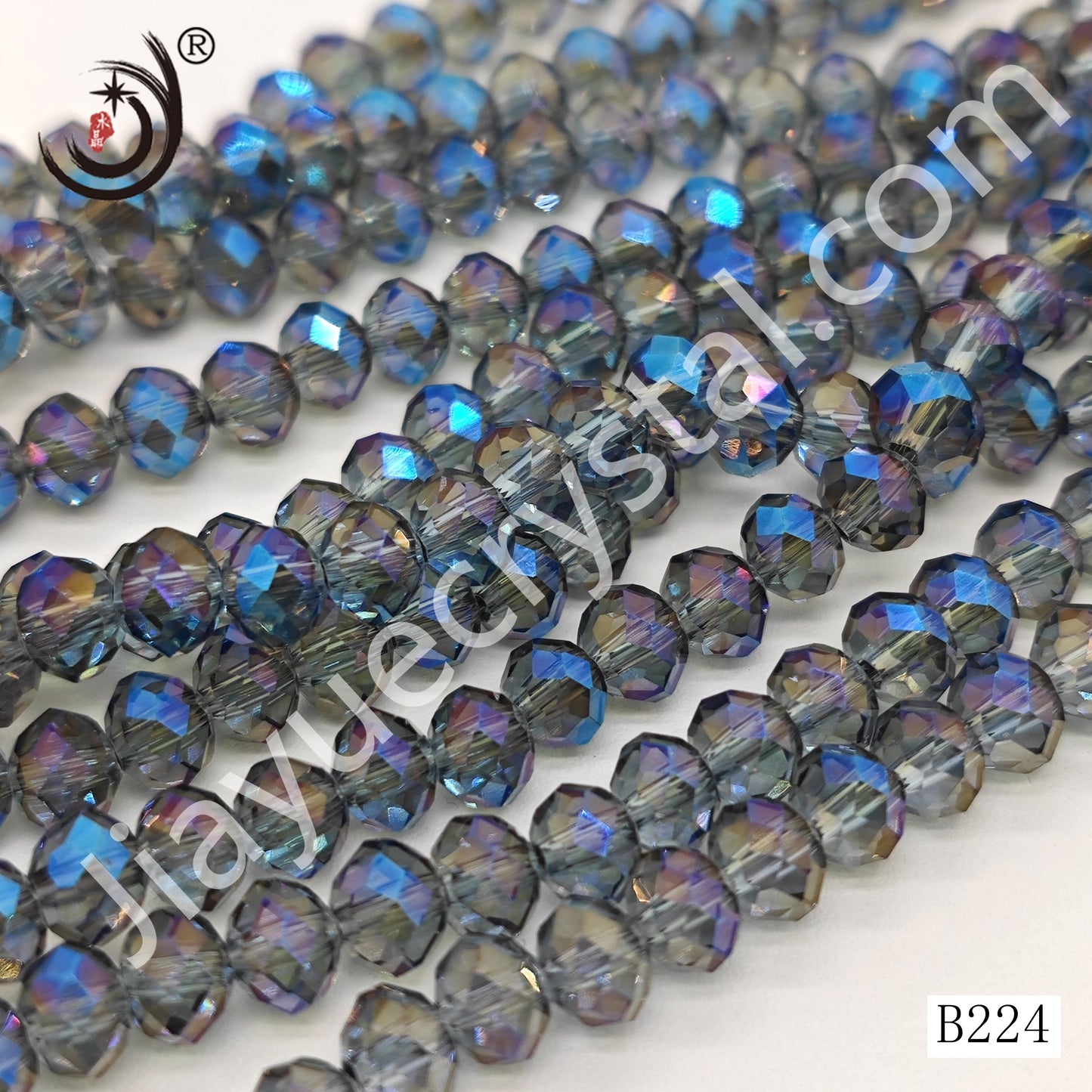 6MM Rondelle Beads For Making DIY Jewelry(B209-B260)