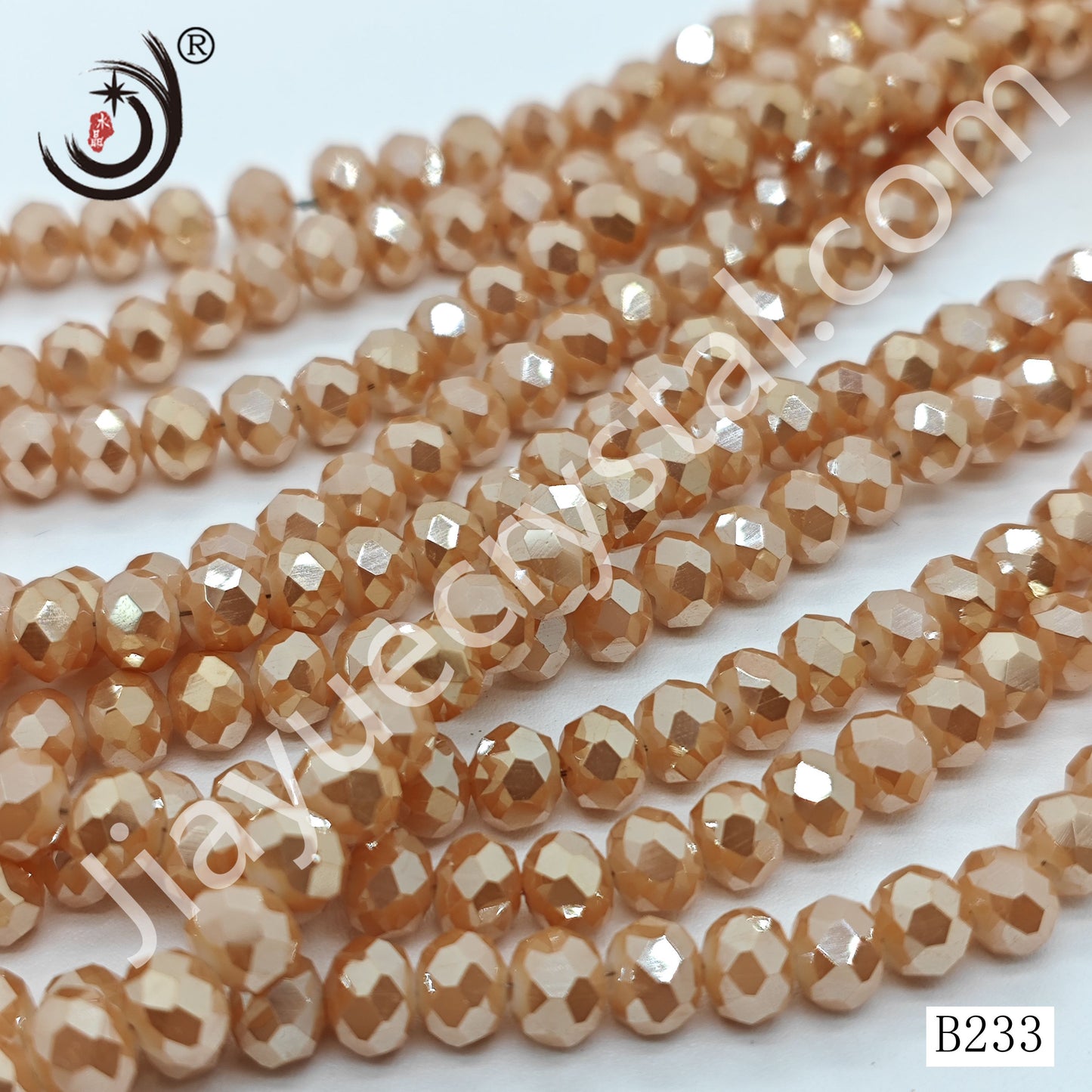 6MM Rondelle Beads For Making DIY Jewelry(B209-B260)