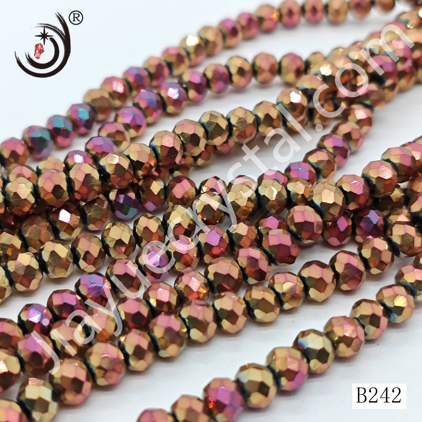 6MM Rondelle Beads For Making DIY Jewelry(B209-B260)