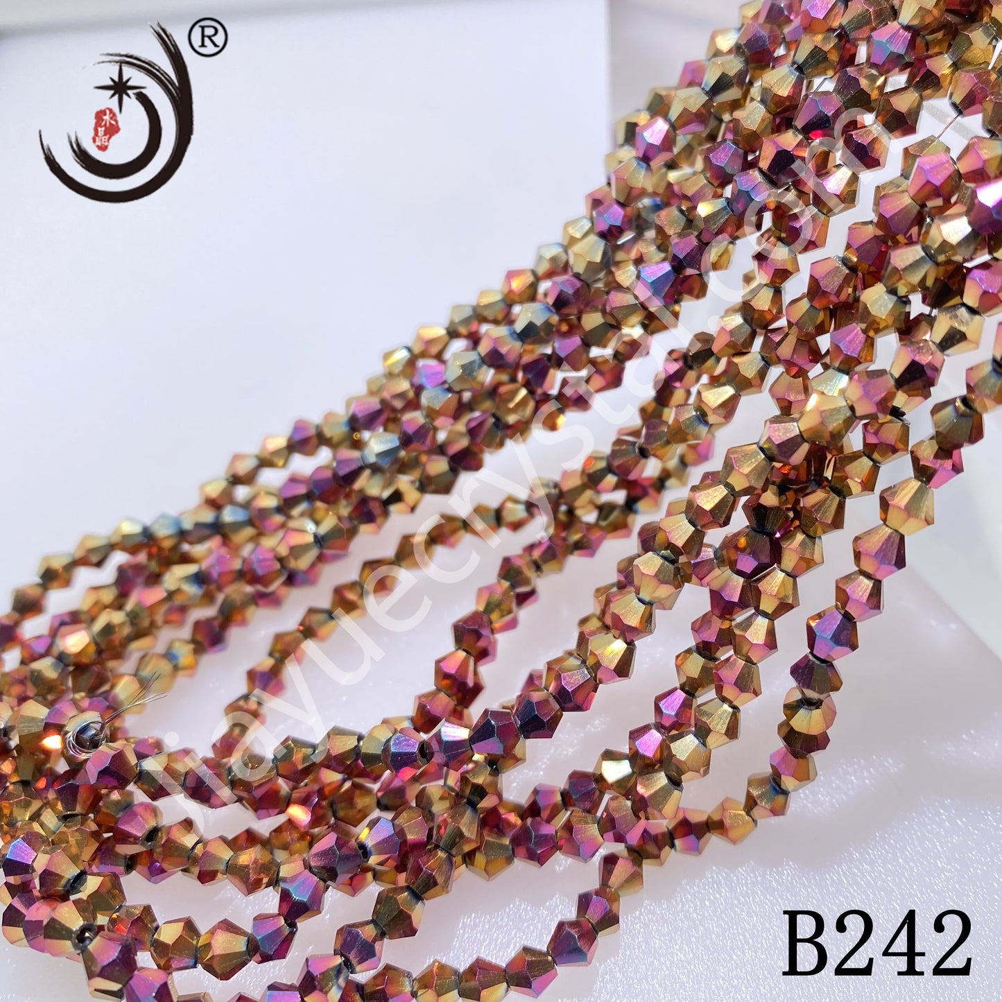 4MM Bicone Beads Glass Crystal Beads Wholesale For DIY Jewelry (10018)