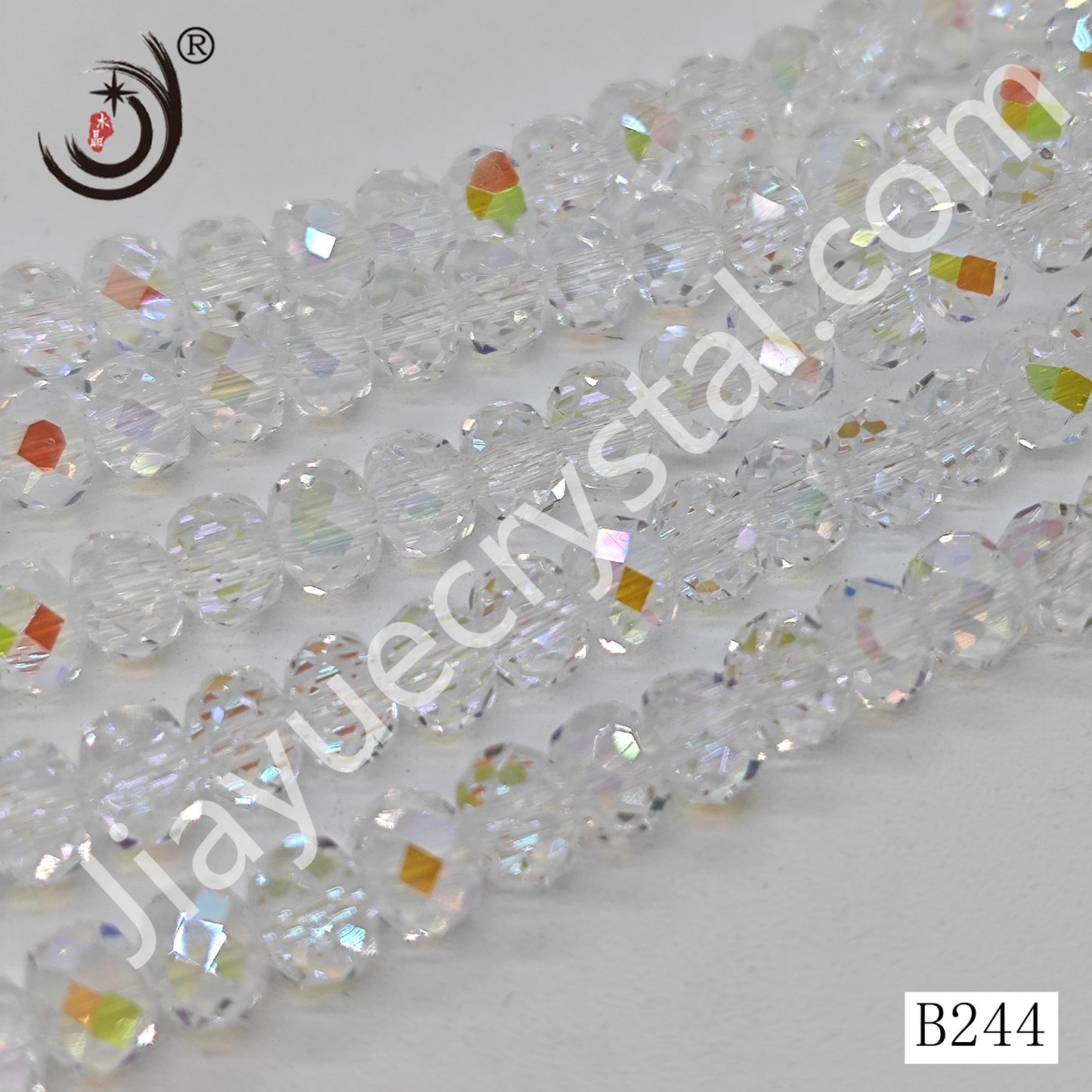 6MM Rondelle Beads For Making DIY Jewelry(B209-B260)