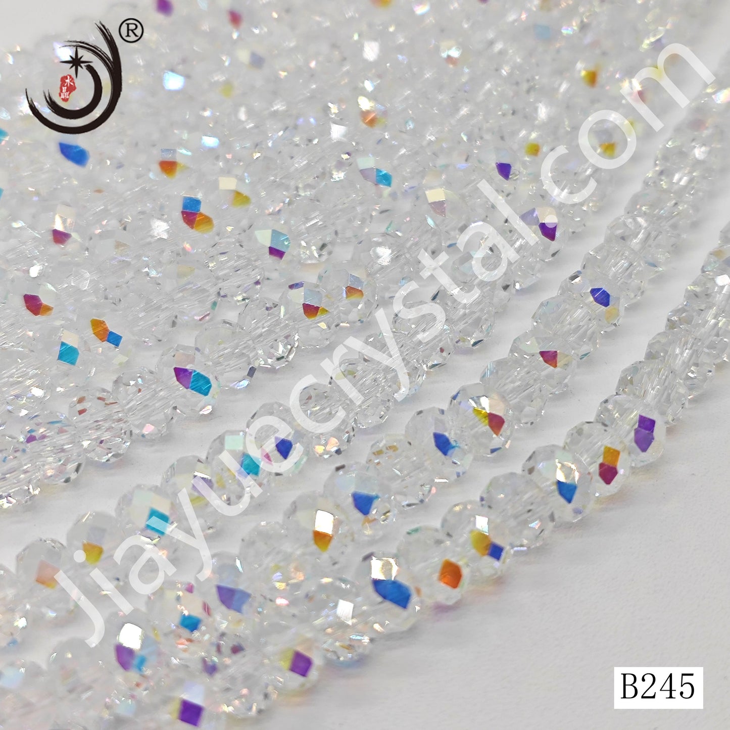 6MM Rondelle Beads For Making DIY Jewelry(B209-B260)