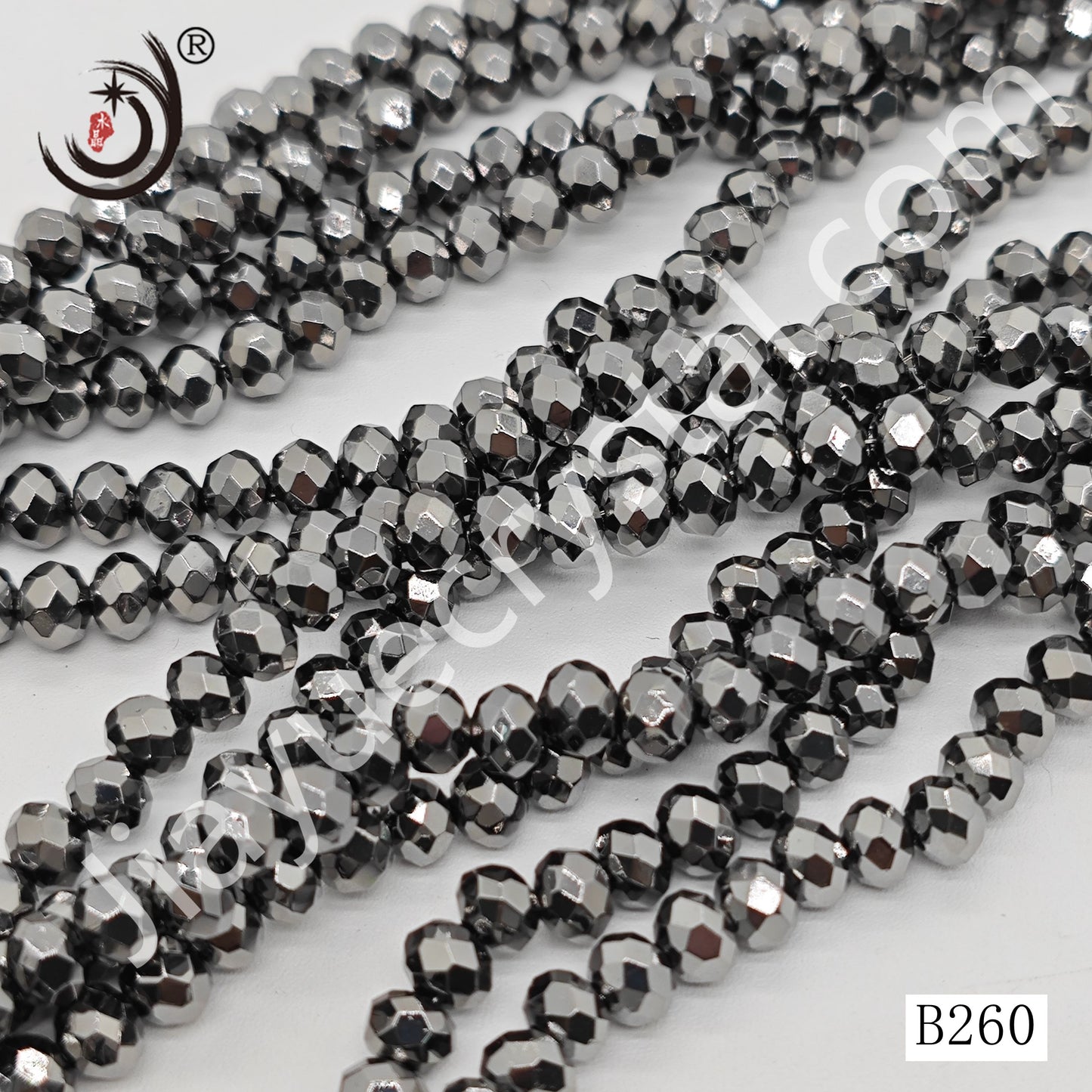 6MM Rondelle Beads For Making DIY Jewelry(B209-B260)