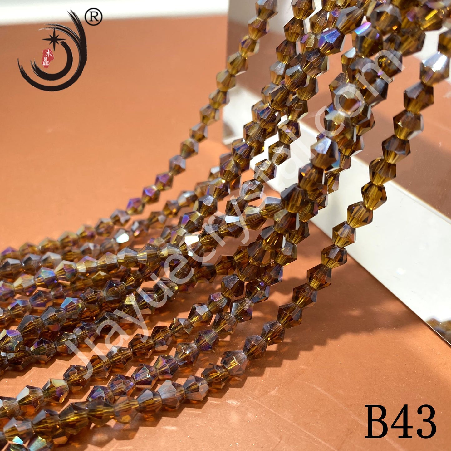 4MM Bicone Beads Glass Crystal Beads Wholesale For DIY Jewelry (10018)