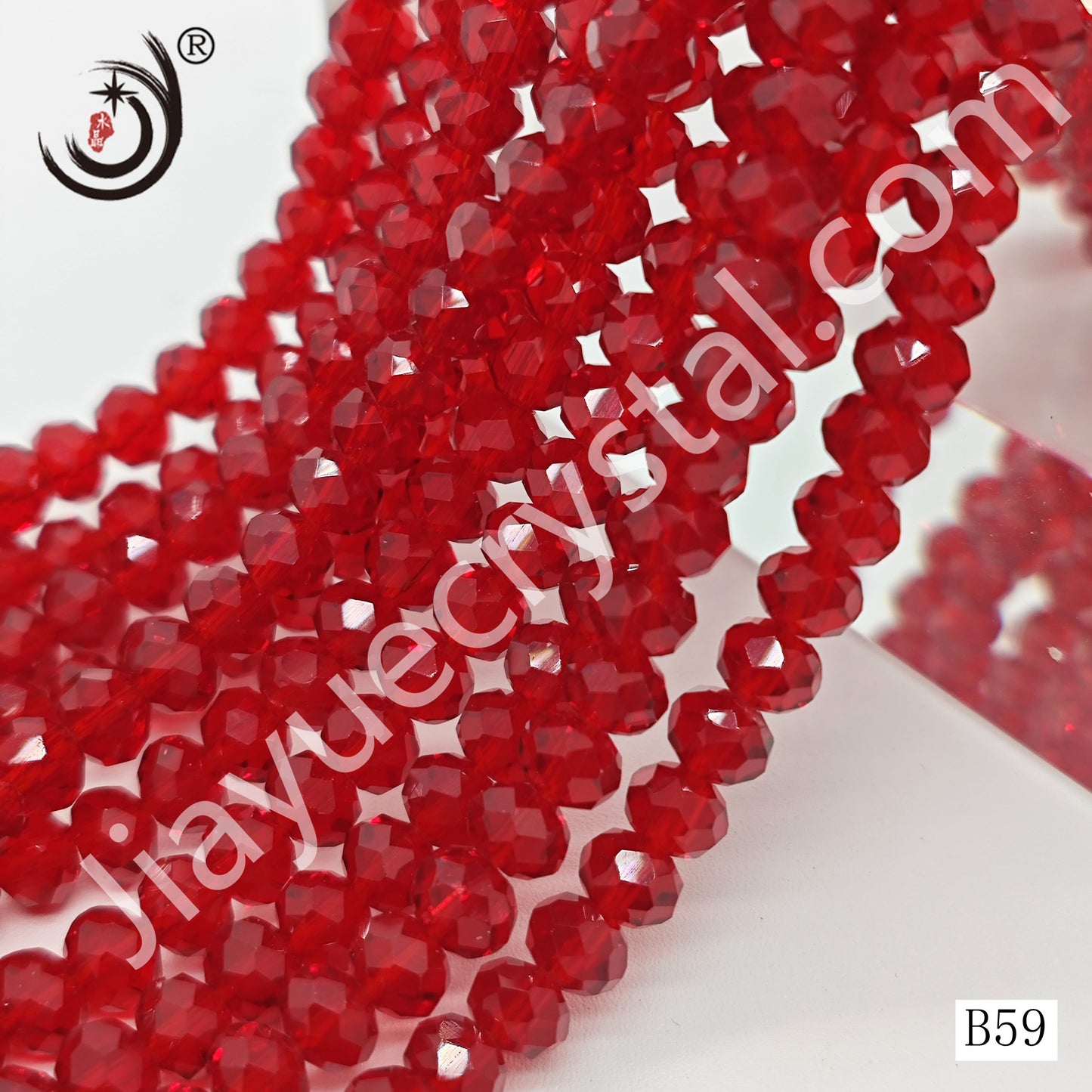 6MM Rondelle Crystal Beads Wholesale For DIY Jewelry(85pcs/line)