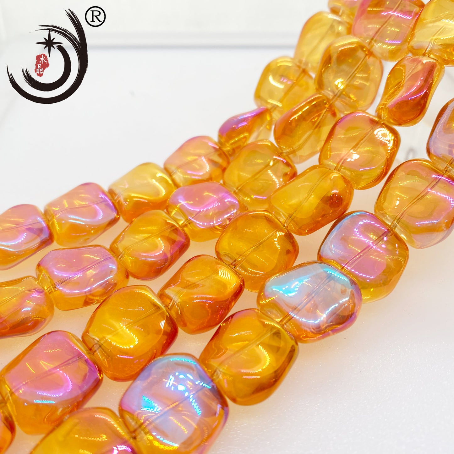 10MM/18MM New Shaped beads  Glass Crystal Beads Wholesale For DIY Jewelry (19800)