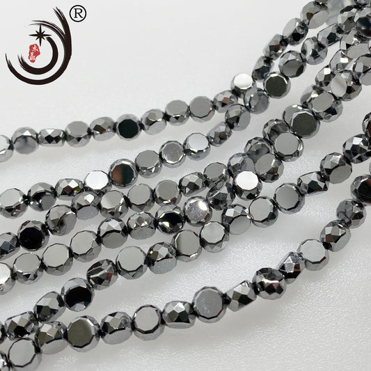 6MM/8MM Round Sheet Glass Crystal Beads Wholesale For DIY Jewelry (10099)