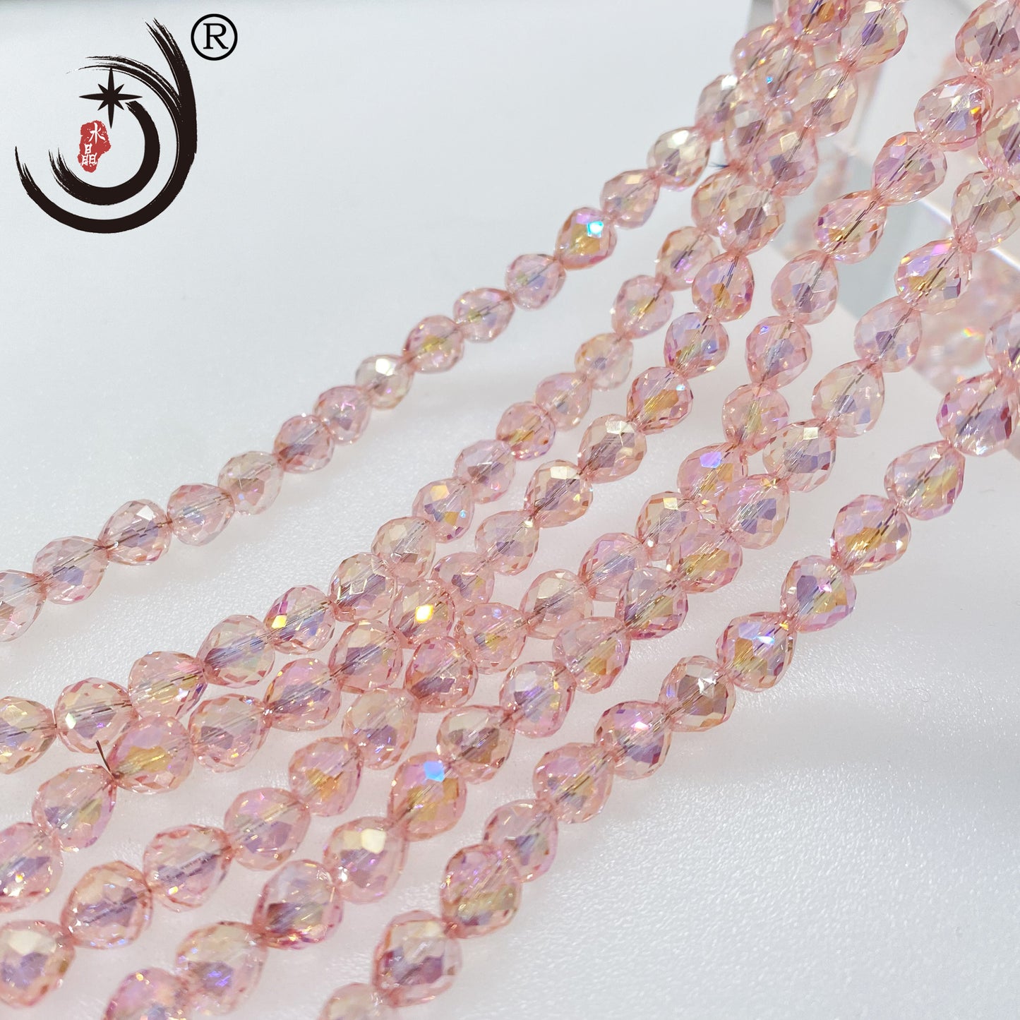 8MM Strawberries Crystal Glass Beads Whole Sale For DIY Jewelry (10123)