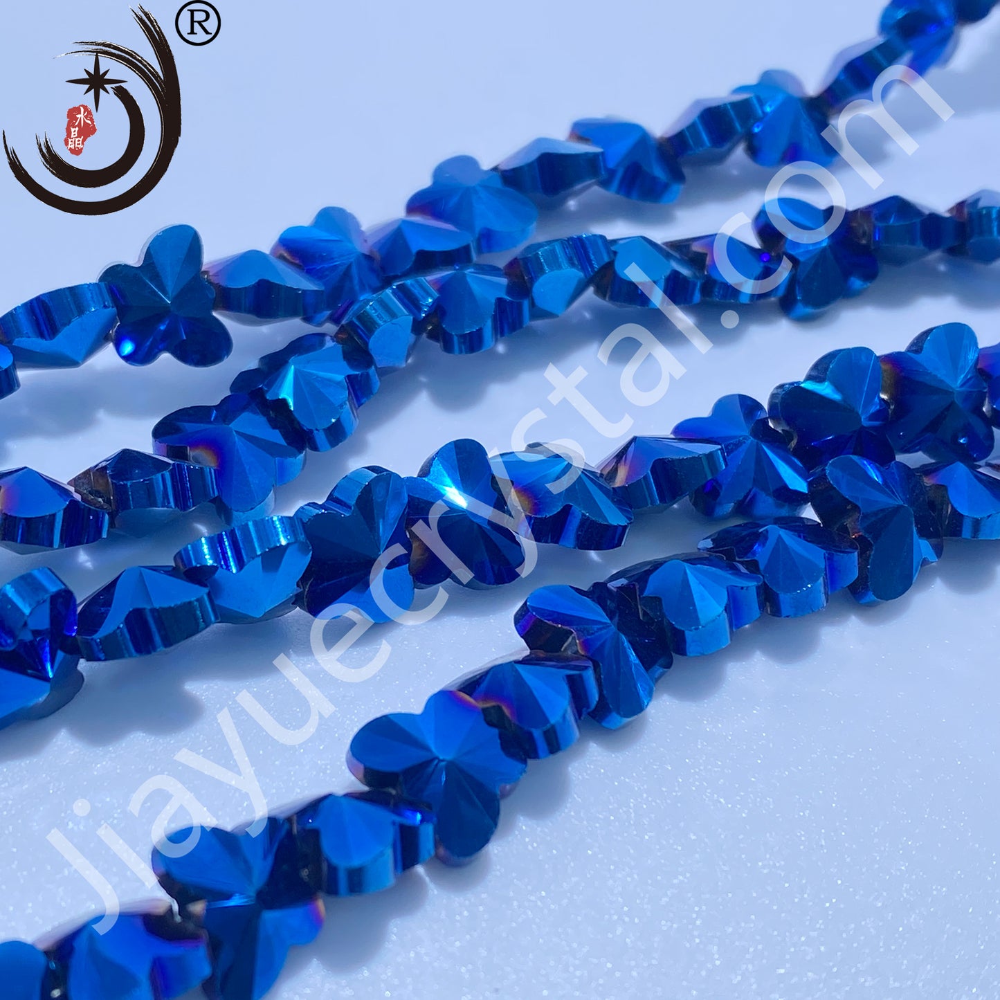 10MM/14MM Butterfly Beads Glass Crystal Beads Wholesale For DIY Jewelry(50034)