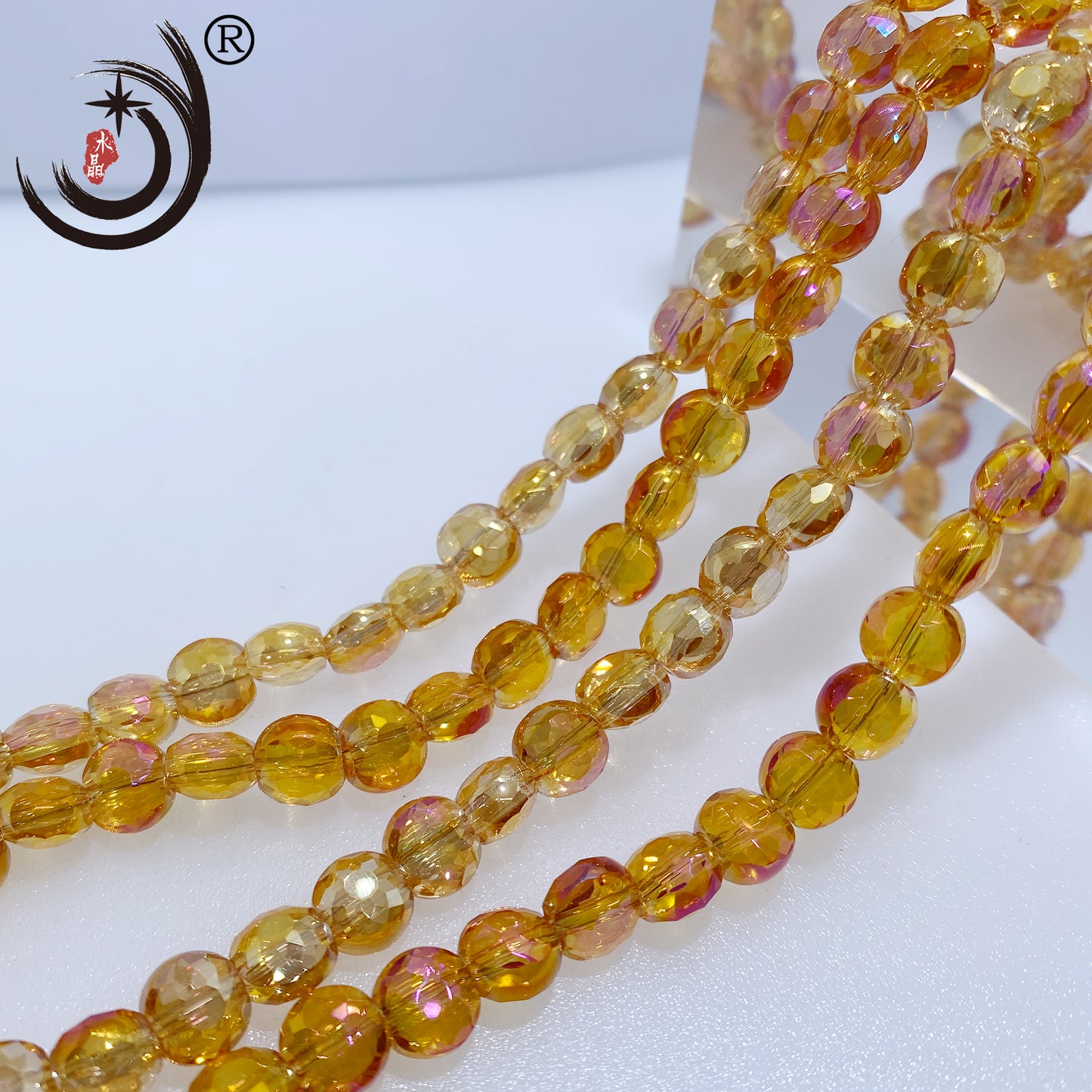 12MM/14MM/18MM Bird's Nest Glass Crystal Beads Wholesale For DIY Jewelry (50073)