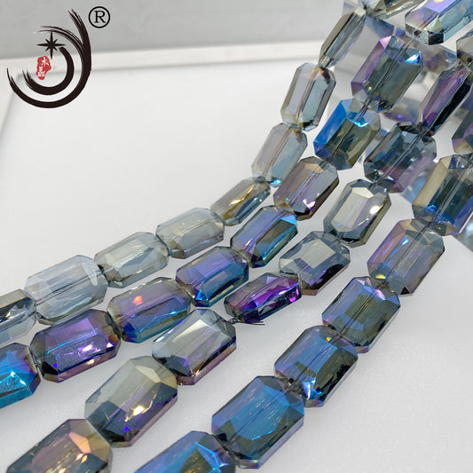 14MM Mahjong Shape Glass Crystal Beads Wholesale For DIY Jewelry (50087)