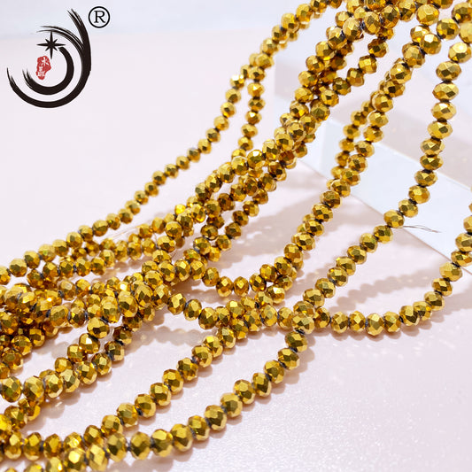 3MM Rondelle Beads Glass Crystal  Beads Wholesale For DIY Jewelry (10003)