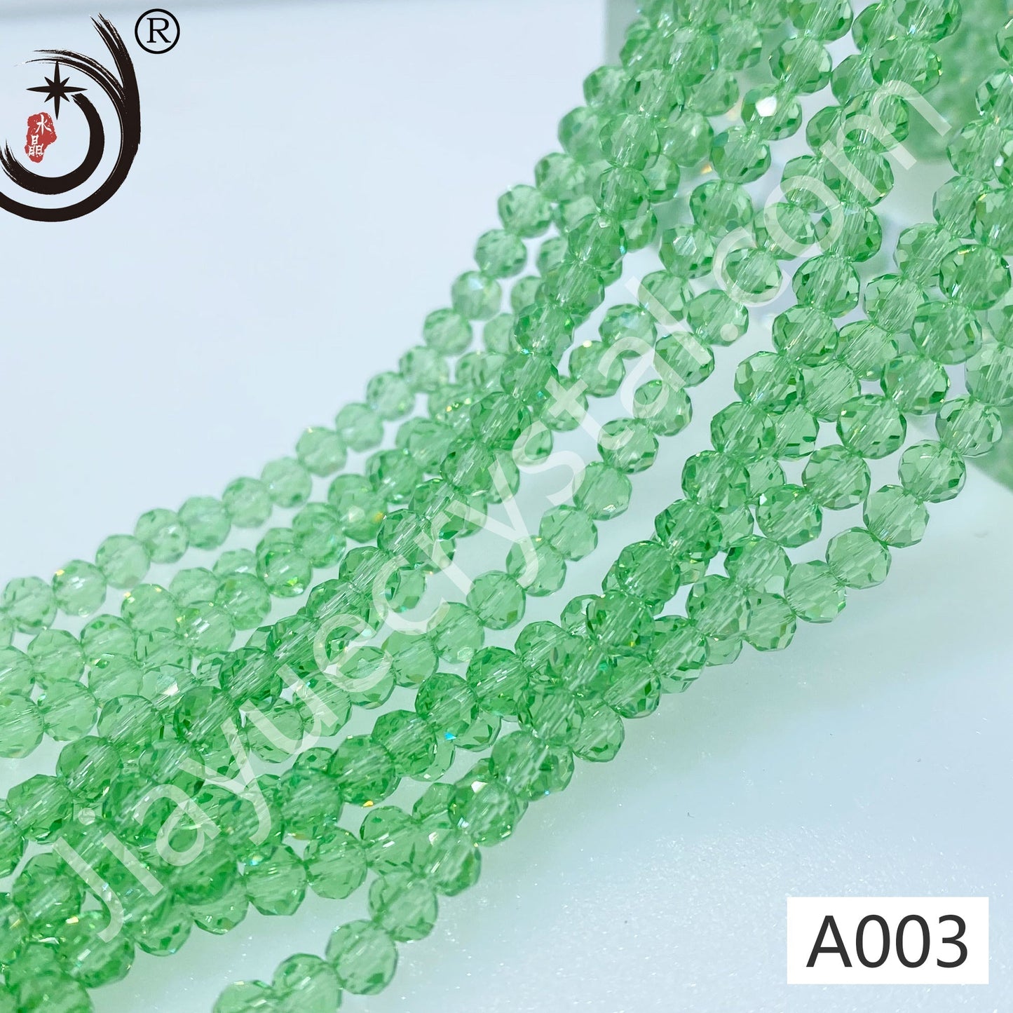 4MM Rondelle Beads Glass Crystal  Beads Wholesale For DIY Jewelry (10004)