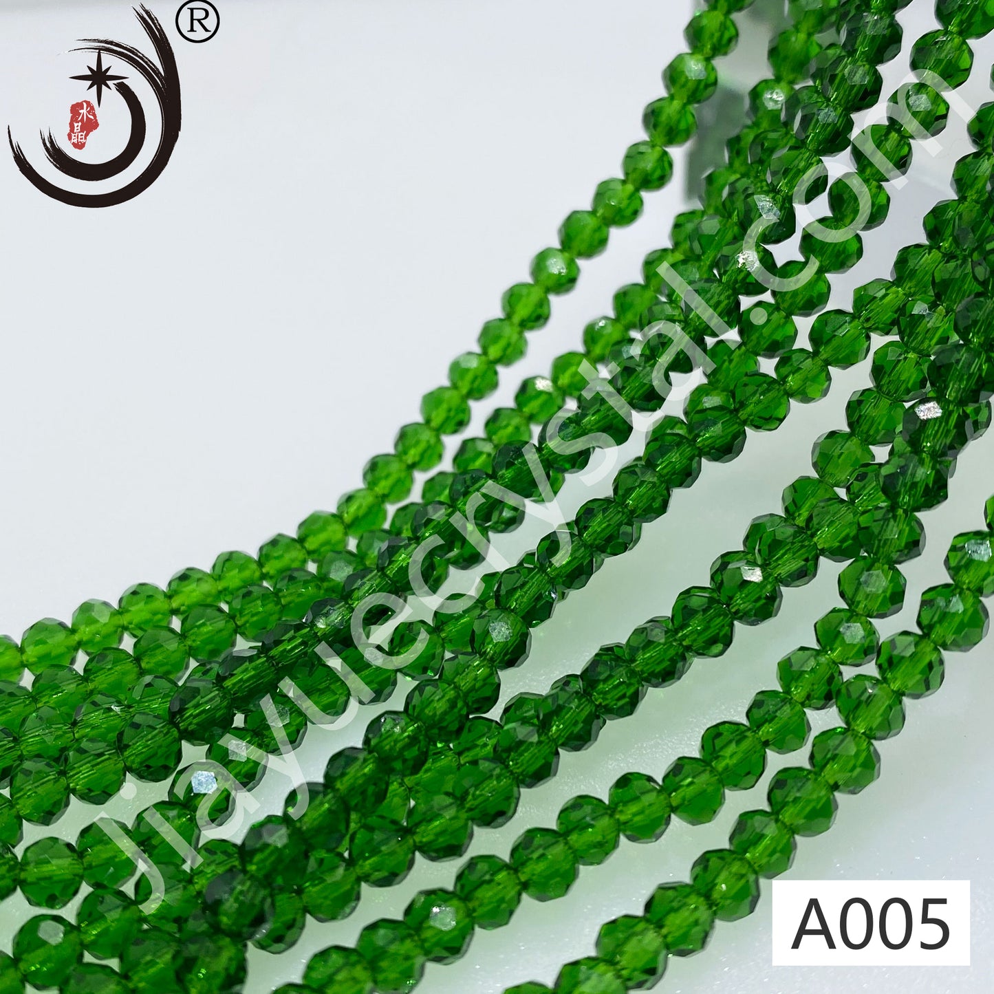 1MM Rondelle Beads Glass Crystal  Beads Wholesale For DIY Jewelry (10001)