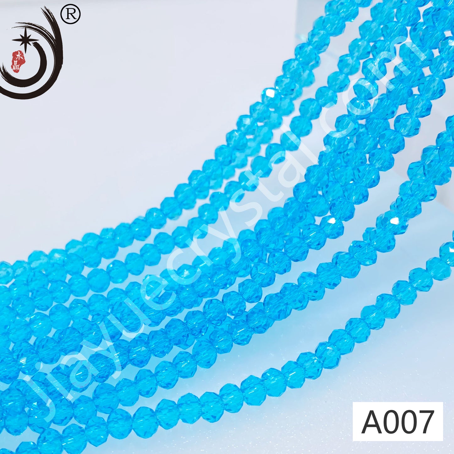 1MM Rondelle Beads Glass Crystal  Beads Wholesale For DIY Jewelry (10001)