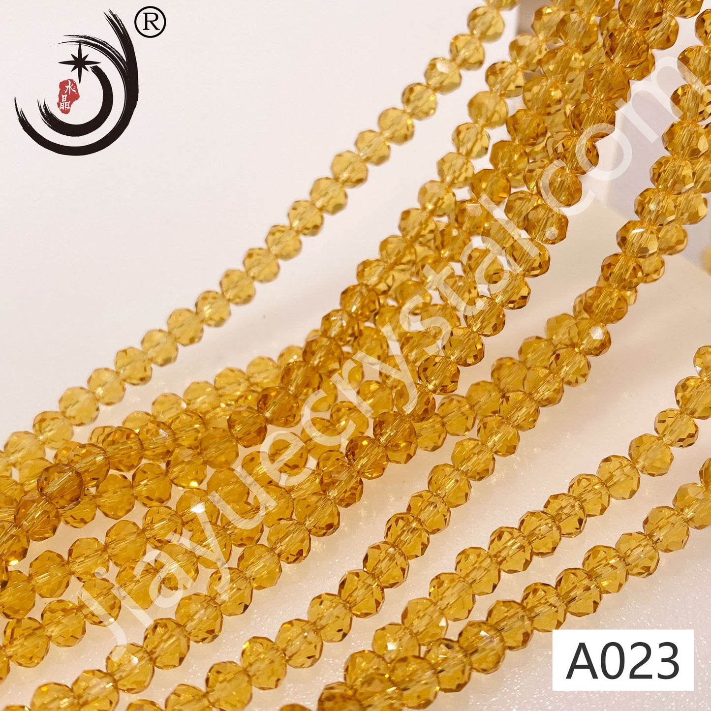 1MM Rondelle Beads Glass Crystal  Beads Wholesale For DIY Jewelry (10001)