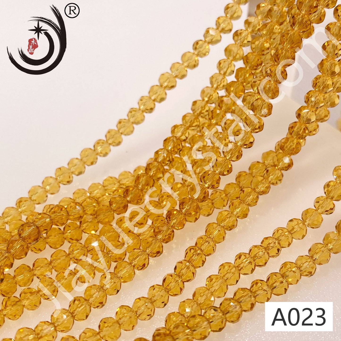 4MM Rondelle Beads Glass Crystal  Beads Wholesale For DIY Jewelry (10004)