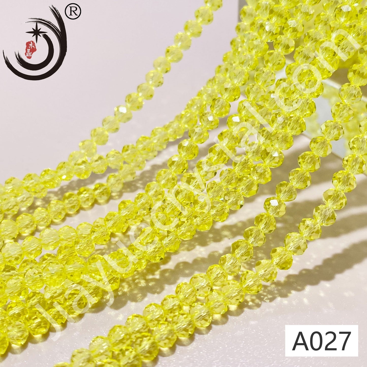 4MM Rondelle Beads Glass Crystal  Beads Wholesale For DIY Jewelry (10004)