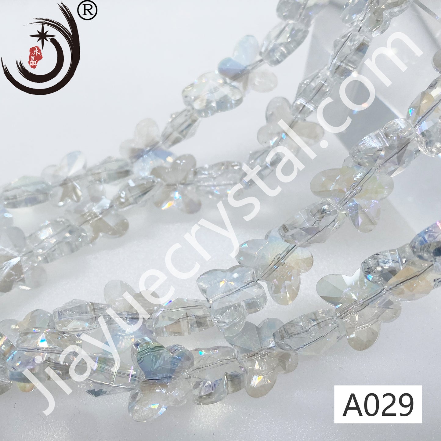 10MM/14MM Butterfly Beads Glass Crystal Beads Wholesale For DIY Jewelry(50034)