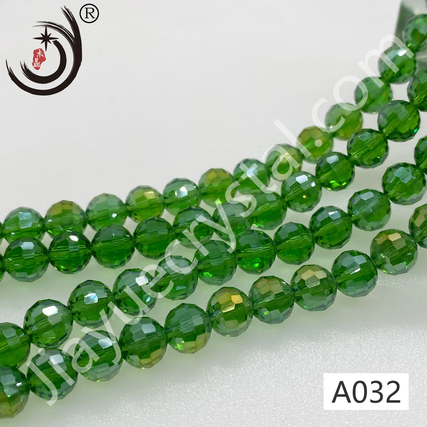 8MM 96 Faceted Round Crystal Glass Beads disco ball Wholesale For DIY Jewelry（10093）