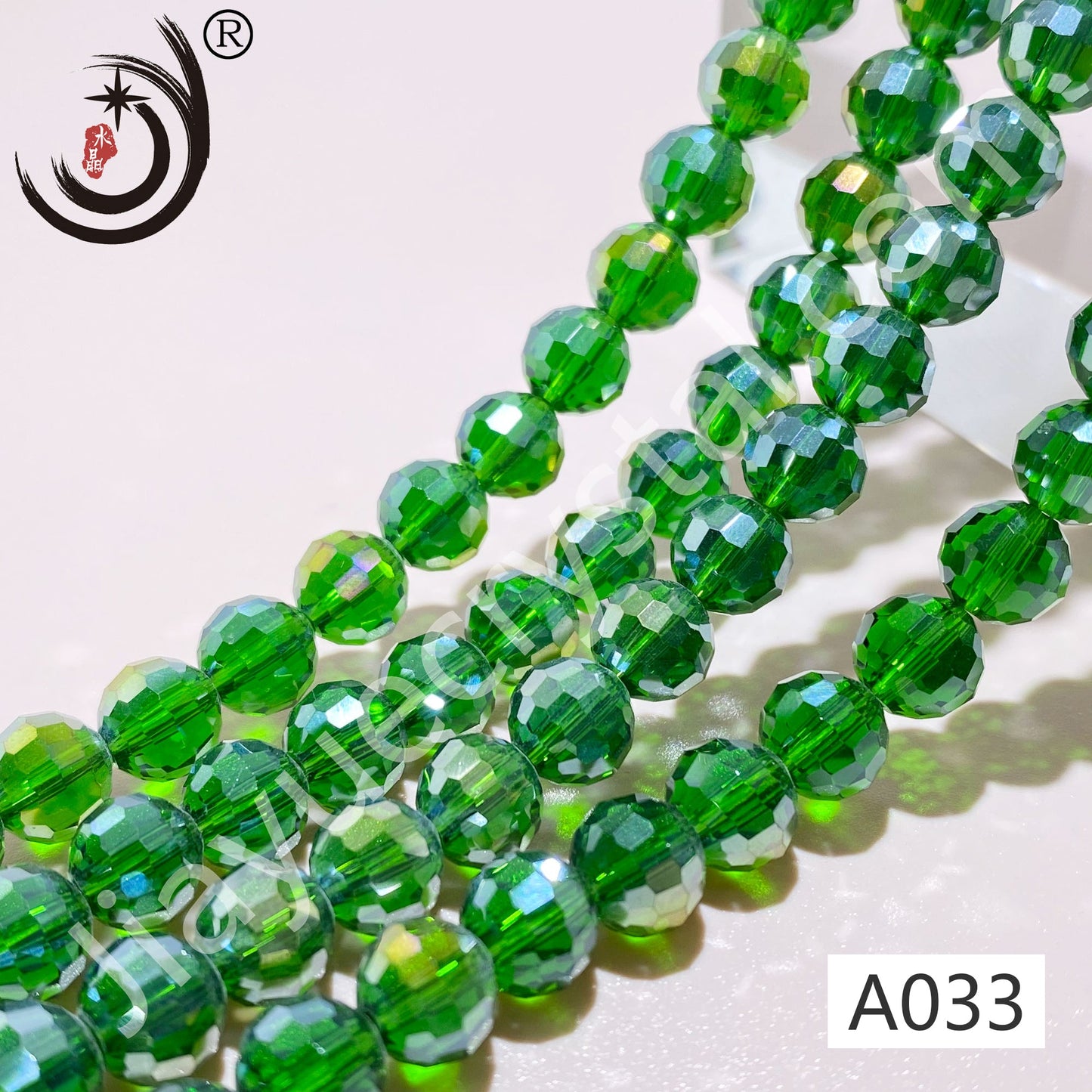 8MM 96 Faceted Round Crystal Glass Beads disco ball Wholesale For DIY Jewelry（10093）